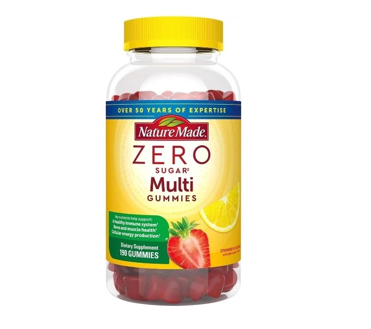 NEW Nature Made Zero Sugar Multi Gummies Dietary Supplement SEALED 03/2026