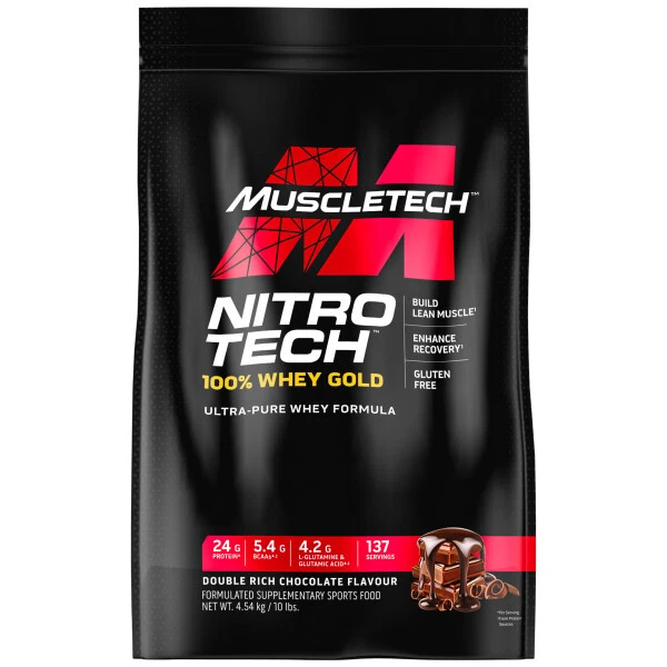 MuscleTech Nitro Tech 100% Whey Gold Protein