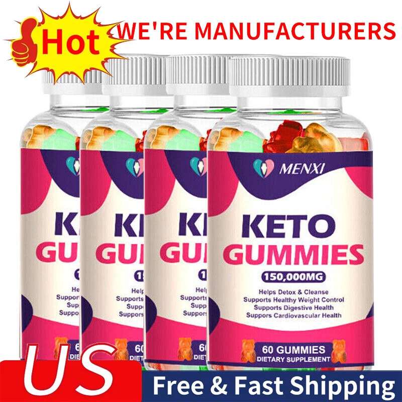 KETO SLIMMING GUMMIES 3500MG APPLE CIDER VINEGAR ACV WEIGHT LOSS 60 GUMMY