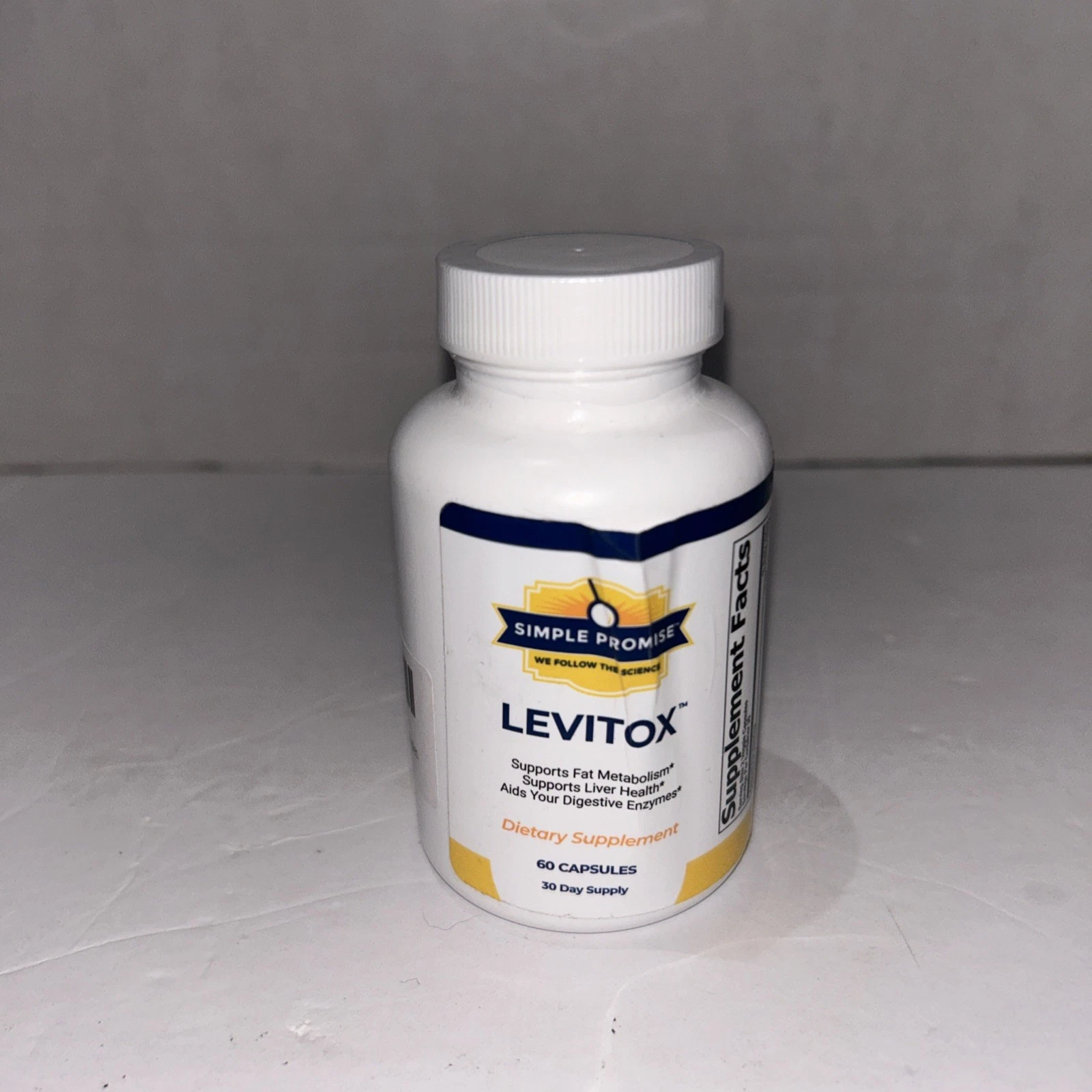 Simple Promise Levitox Supp Supports Fat Metabolism, Liver Health & Digestion