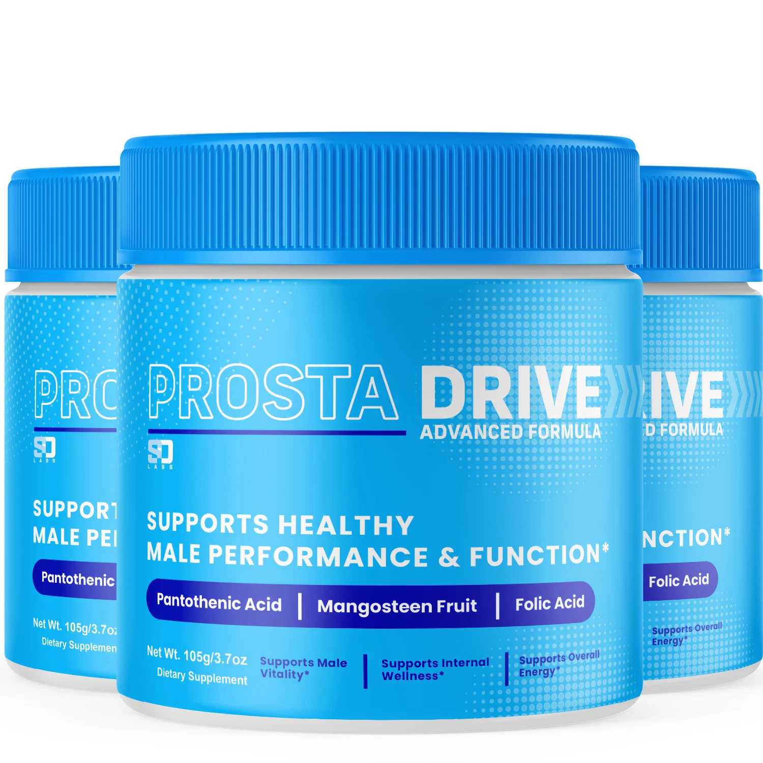 (3 Pack) Prosta Drive Powder - Enhances Energy, Male Vitality & Stamina