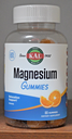 Kal Magnesium Citrate Gummies 60 Gummies Orange Flavor Gummy Relaxation Support
