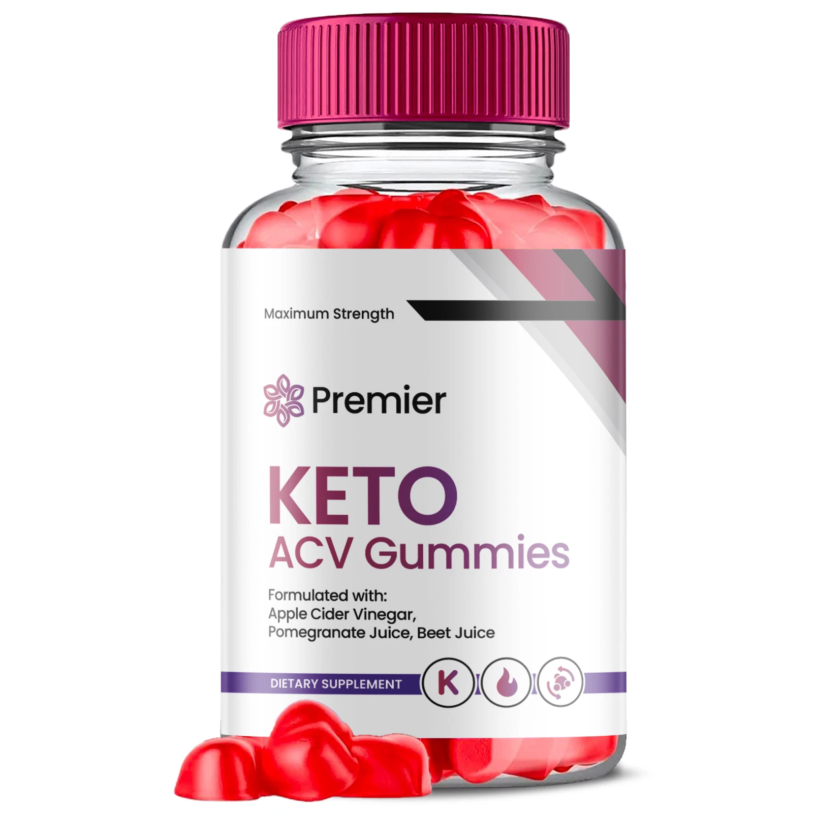 Premier Keto ACV Gummies, Premier Keto Gummies Plus ACV (60 Gummies)