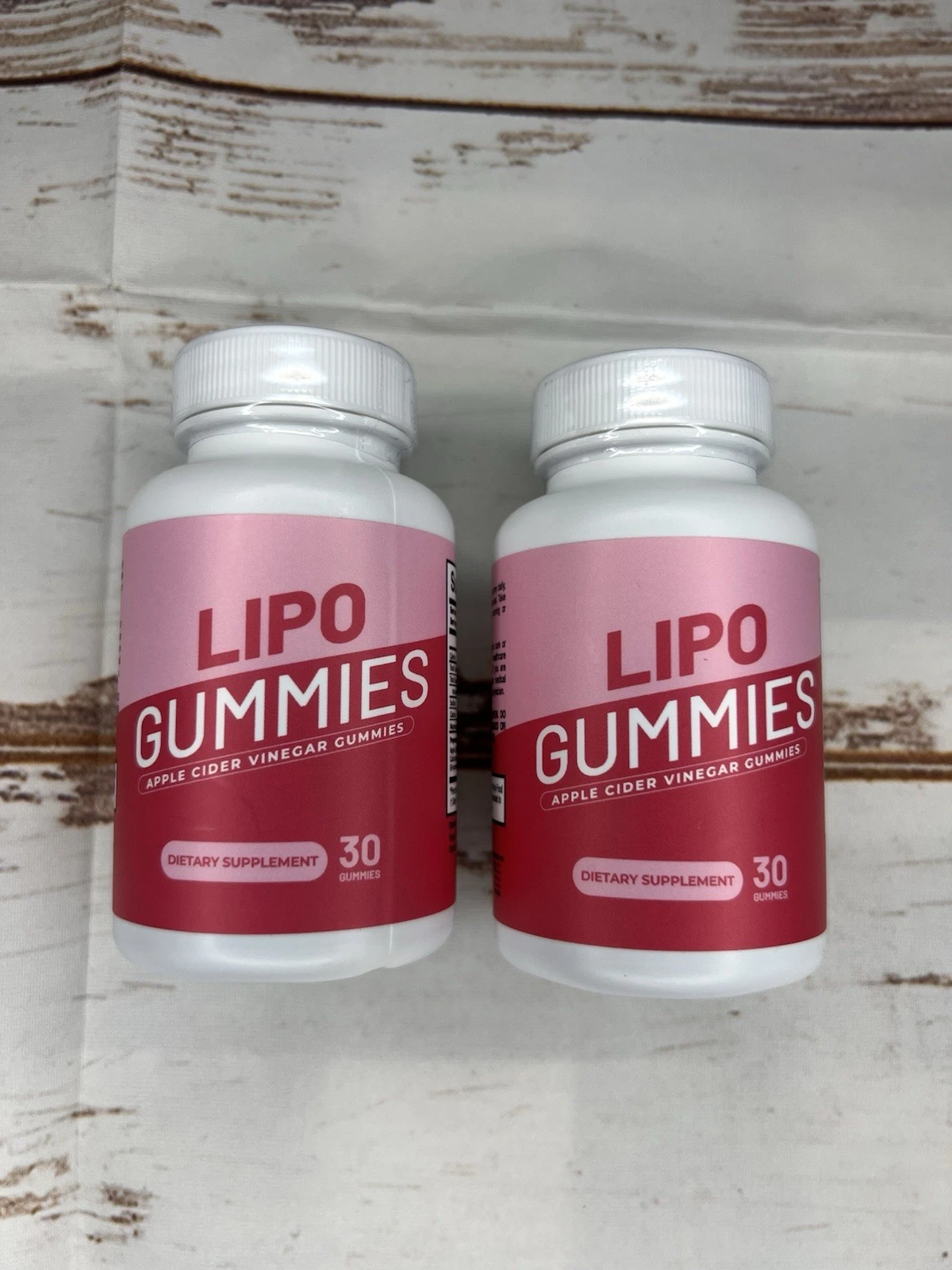 Lipo Apple Cider Vinegar Gummies 30 Gummies (Lot of 2) Brand 🆕