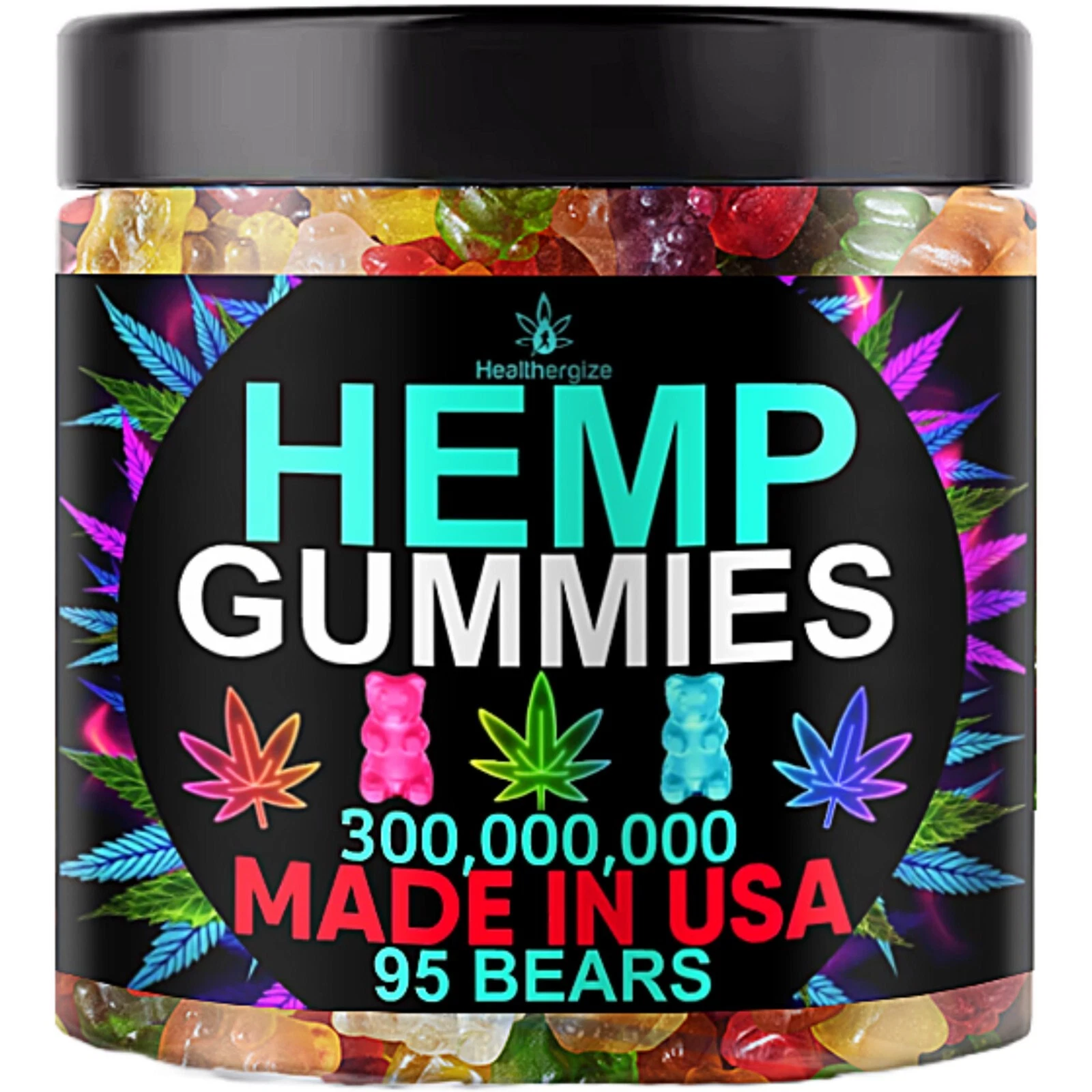 Sleep Gummy Bears Extra-Premium Gummies-Calm, Stress, Relax, Anxiety-Made In USA