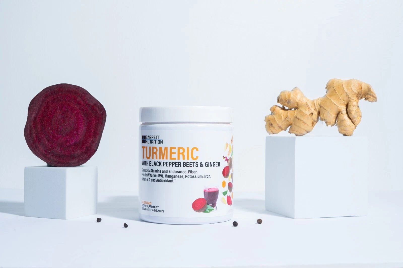 Turmeric with Black Pepper, Beets and Ginger