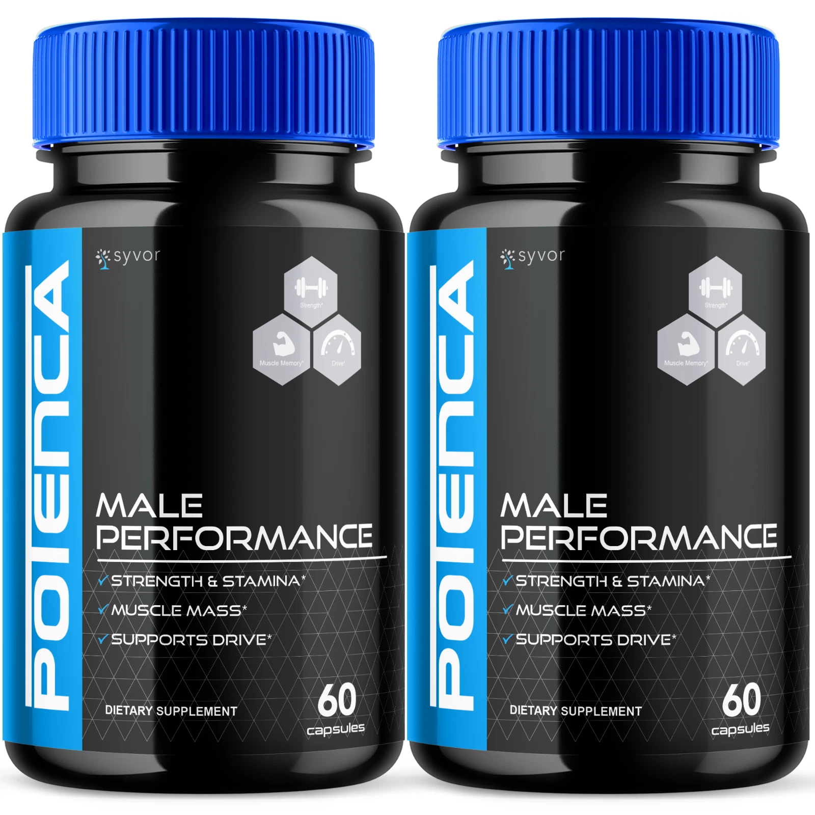 Potenca for Men Advanced Vitality Support Formula Supplement 120 Capsules