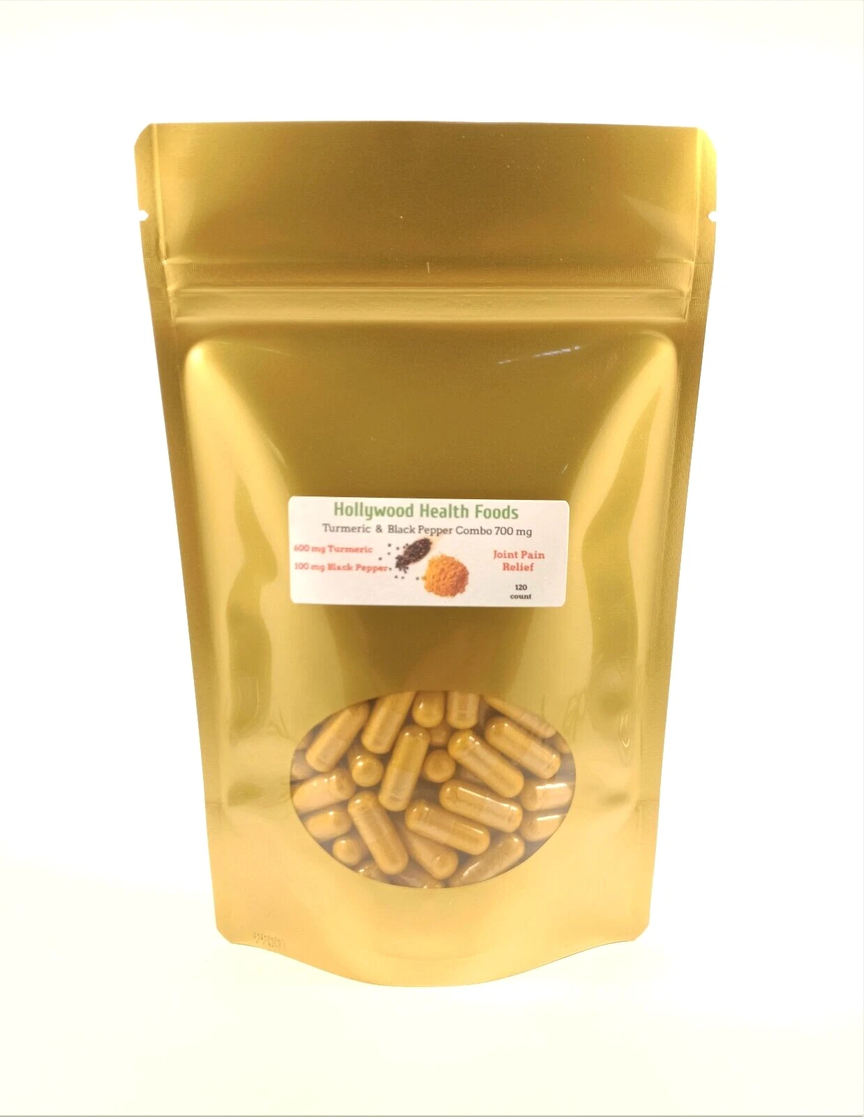 Turmeric Black Pepper Arthritis Pain Relief 120 Capsule 700 mg Digestion Health