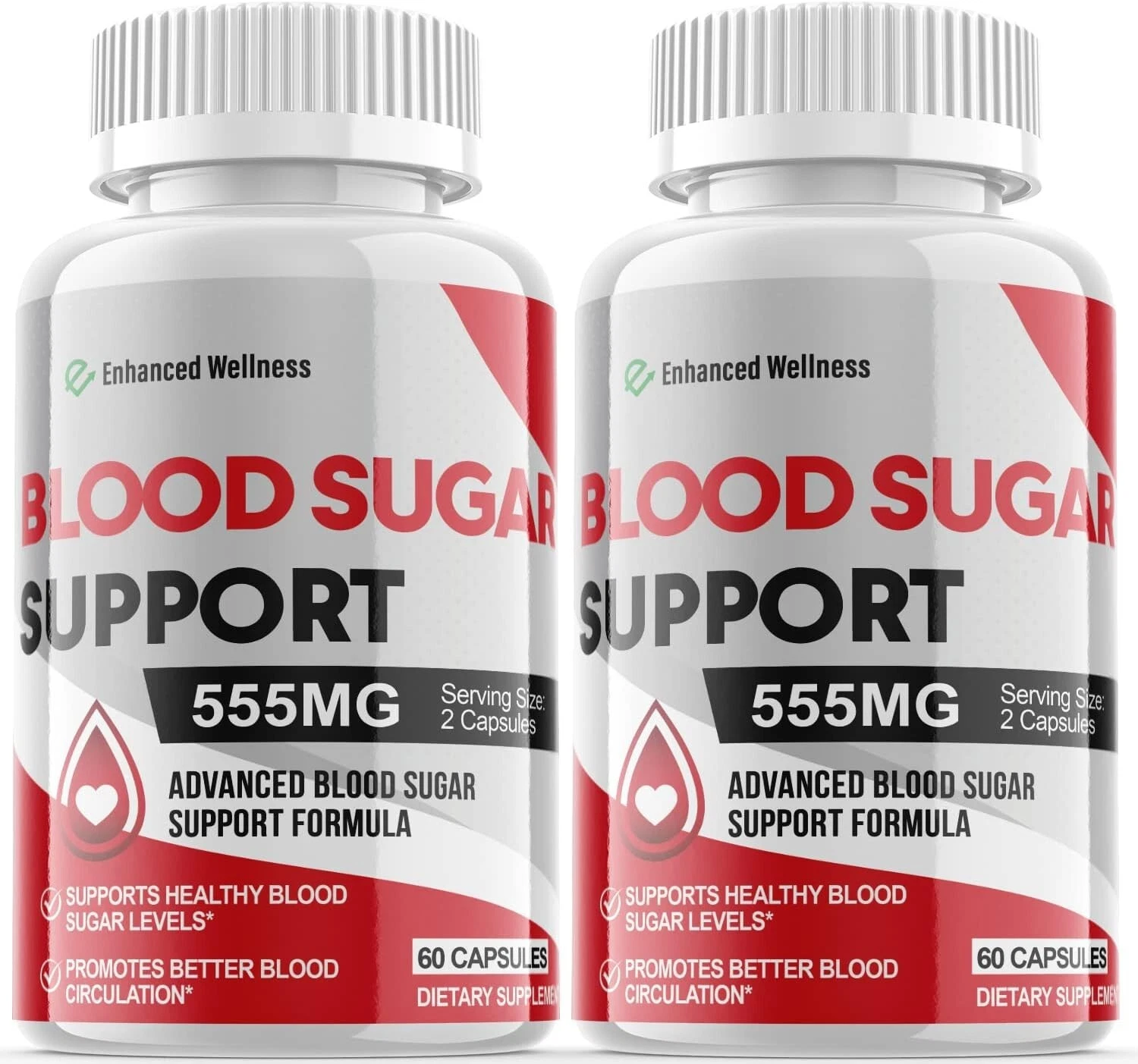 2 Pack - Enhanced Wellness - Supports Blood Sugar, Glucose, Metabolism - 120 Cap