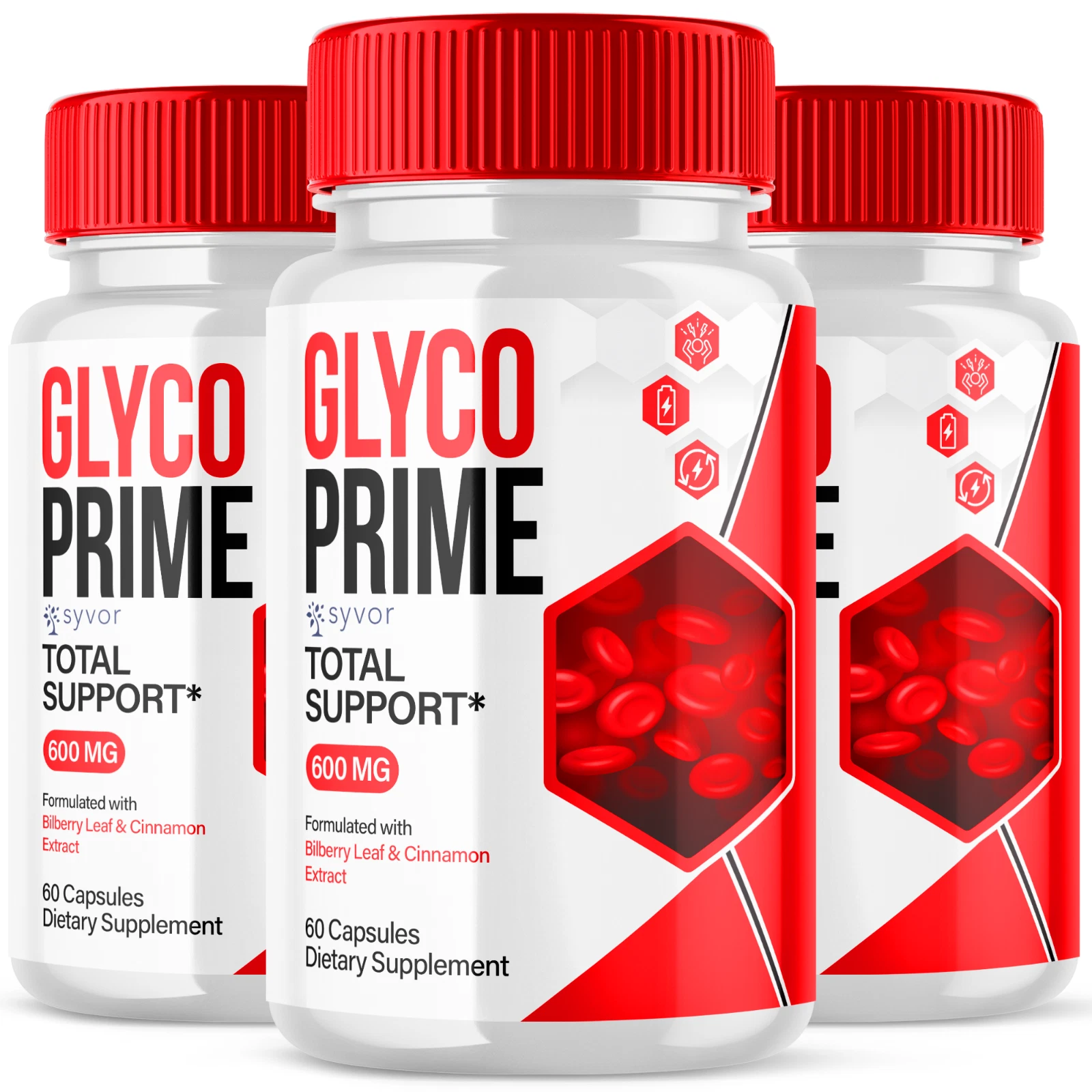 Glyco Prime Advanced Formula Sugar Support Natural Glyco Supplement 180 Capsules