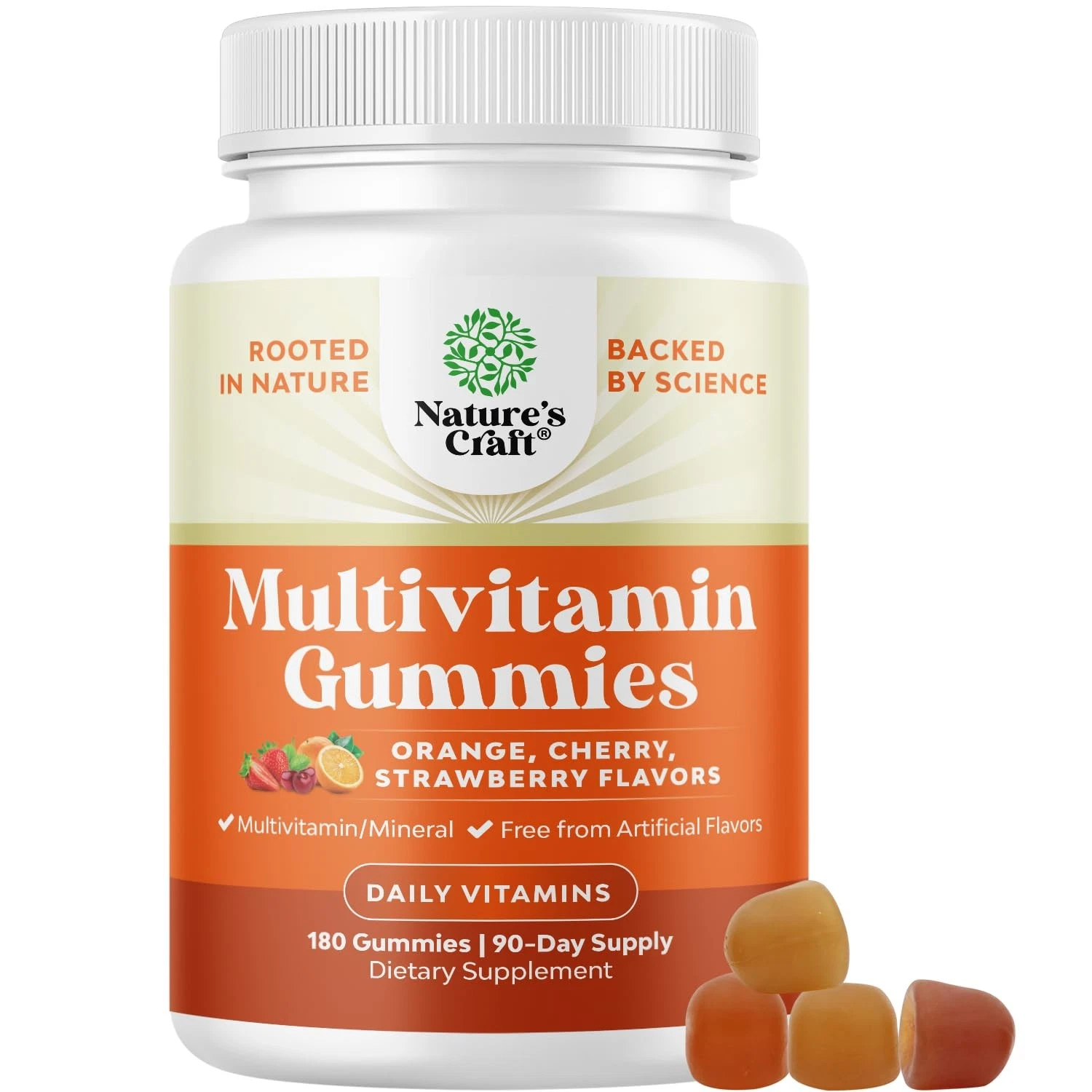 Potent Daily Multivitamin Gummies for Adults - Wellness Blend of Vitamin D A C E
