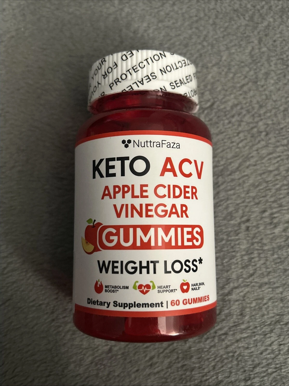 Keto ACV Gummies Weight Loss Detox & Cleanse, Digestion Apple Cider Vinegar