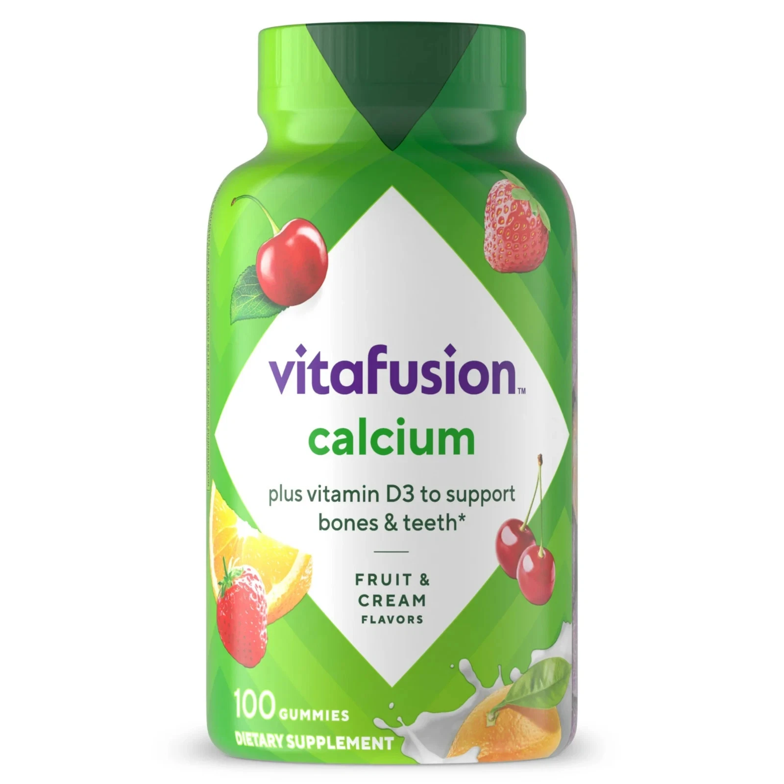 Vitafusion Calcium Supplement Gummy Vitamins- 100ct