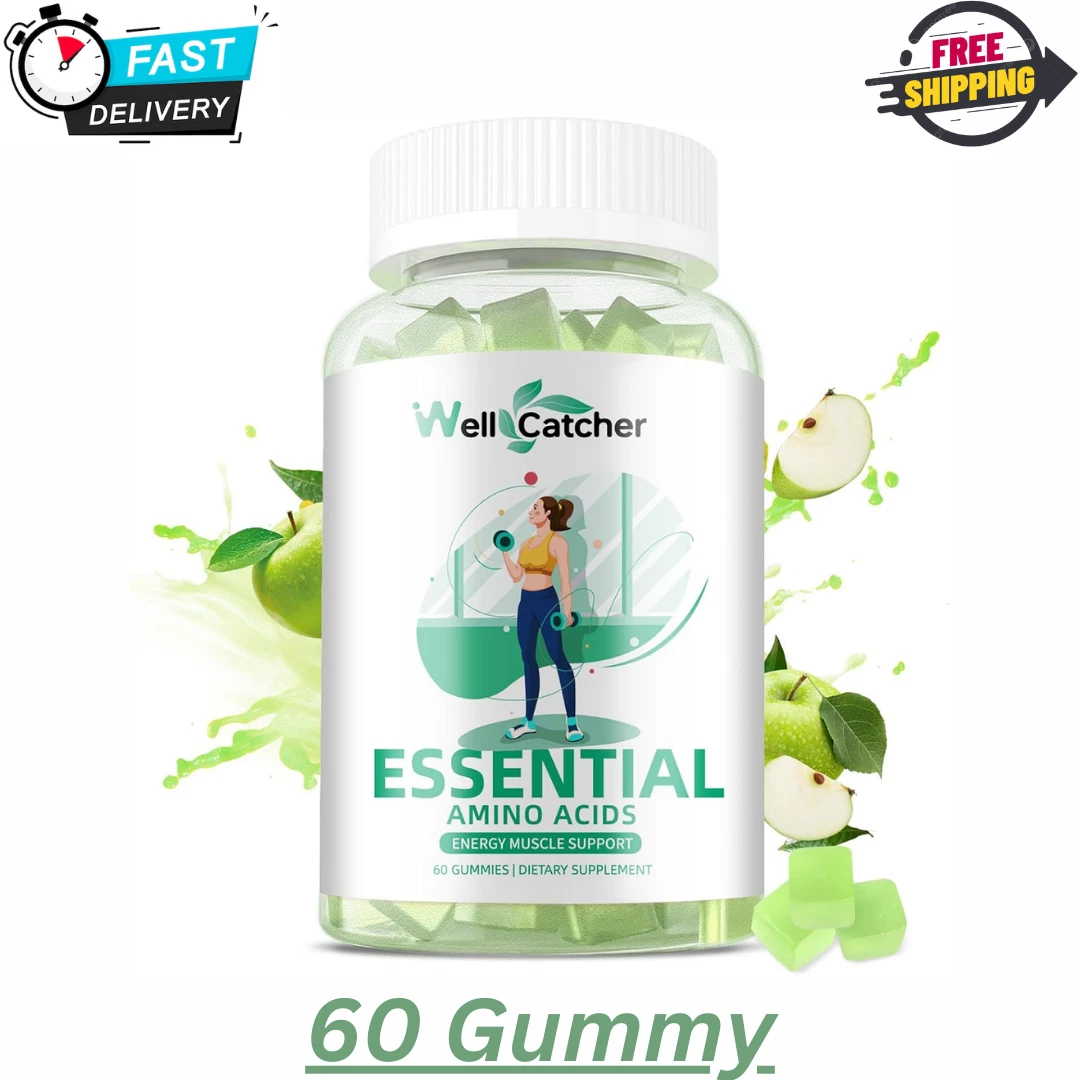 EAA Gummies Essential Amino Acids - All 9 Essential Aminos and All Branched..