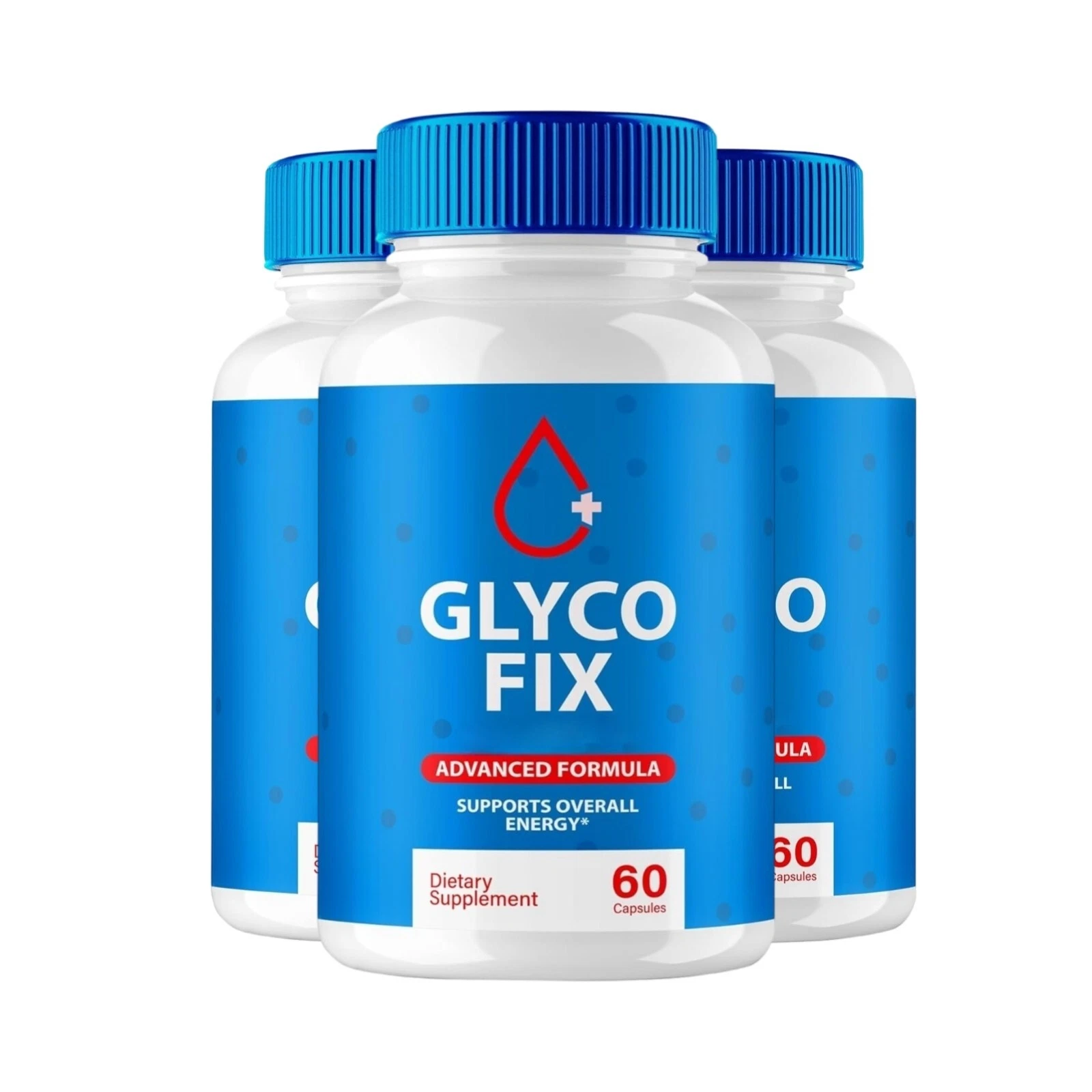 3-Pack Glyco Fix Blood Support to Maintain Blood Levels, Glycofix - 180 Capsules