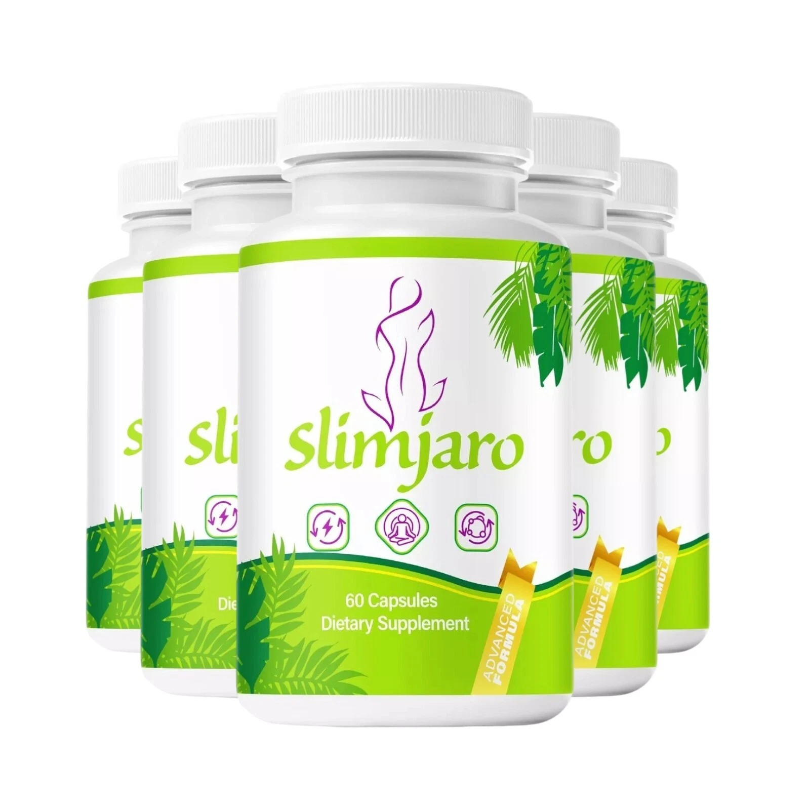 5-Pack SlimJaro Pro Keto Capsules – Slim Jaro Pro for Weight Loss - 300 Capsules