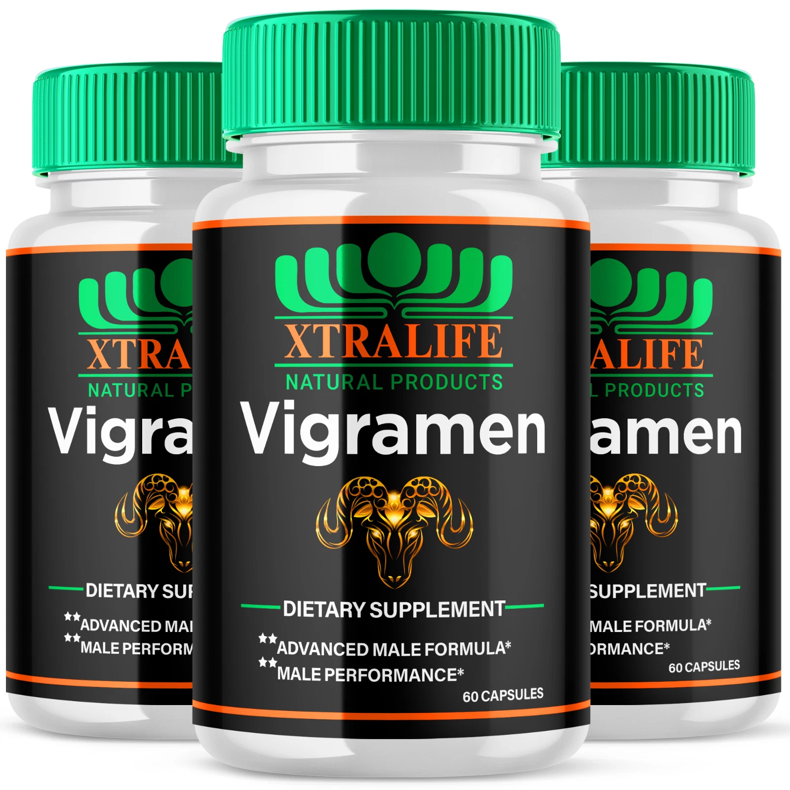 Vigramen Male Support Vitamin Maximum Strength Supplement for Men 180 Capsules
