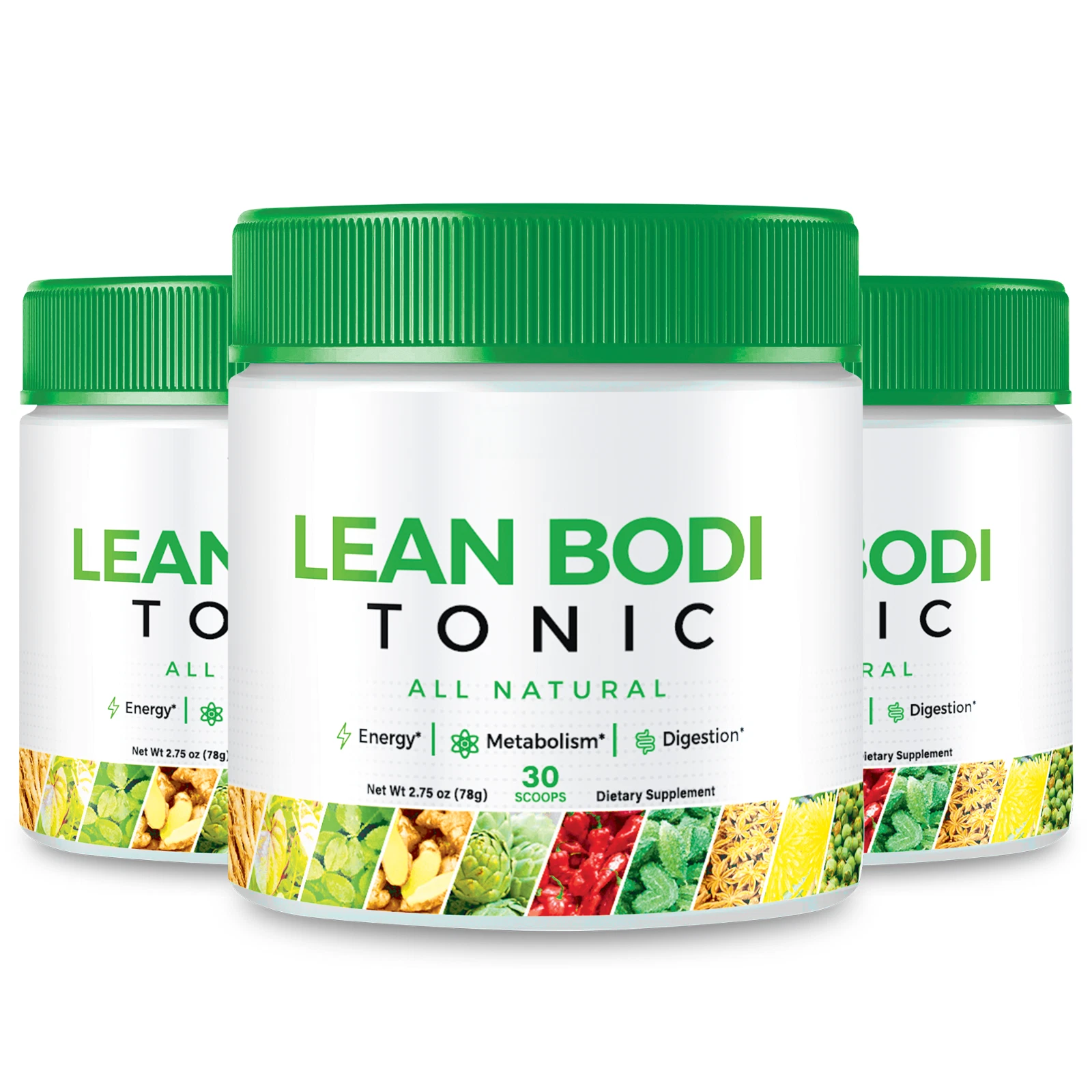 (3 Pack) Nagano Lean Bodi Tonic, Keto Powder for Weight Loss (8.25oz)