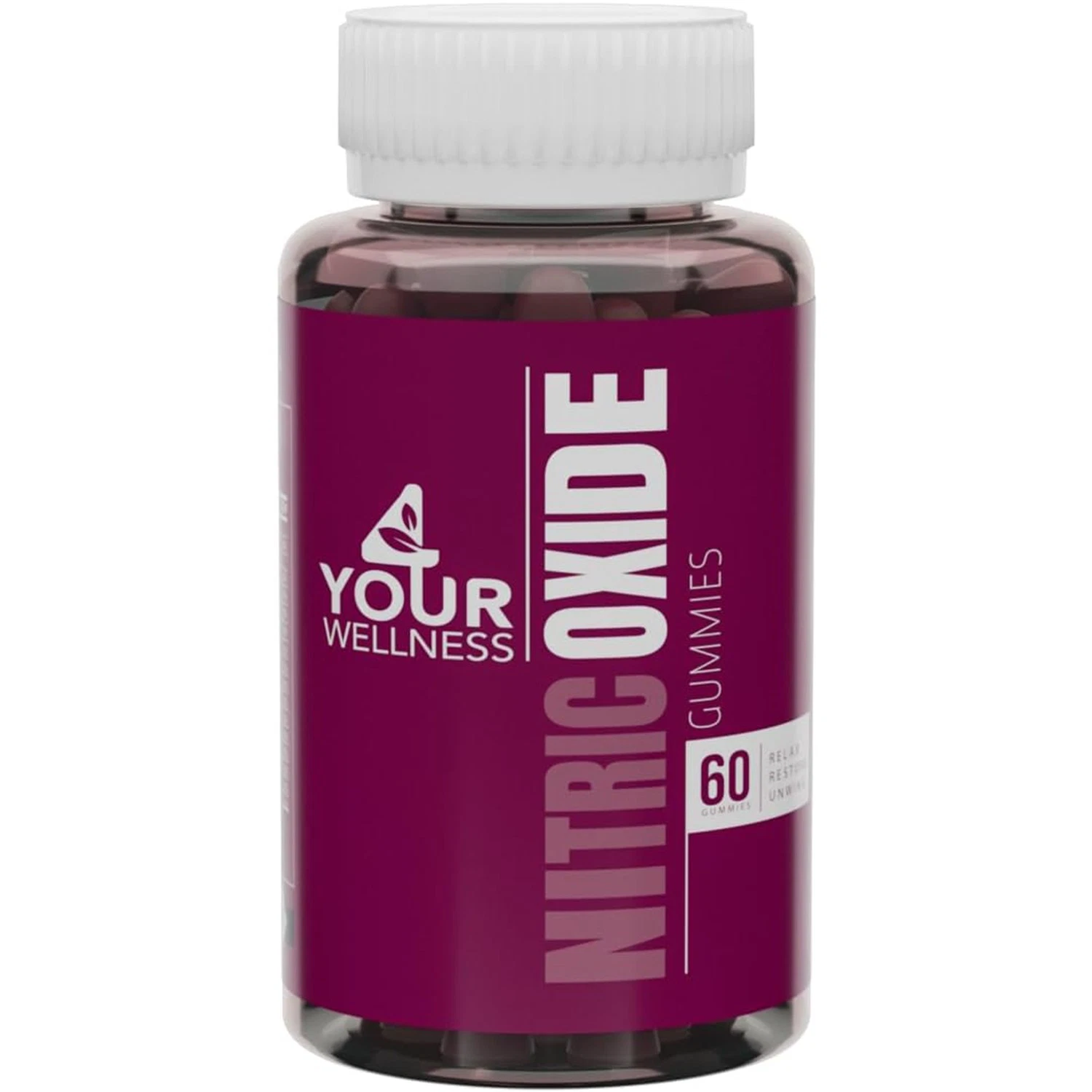 4 Your Wellness, Nitric Oxide, 60 Vegan Gummies
