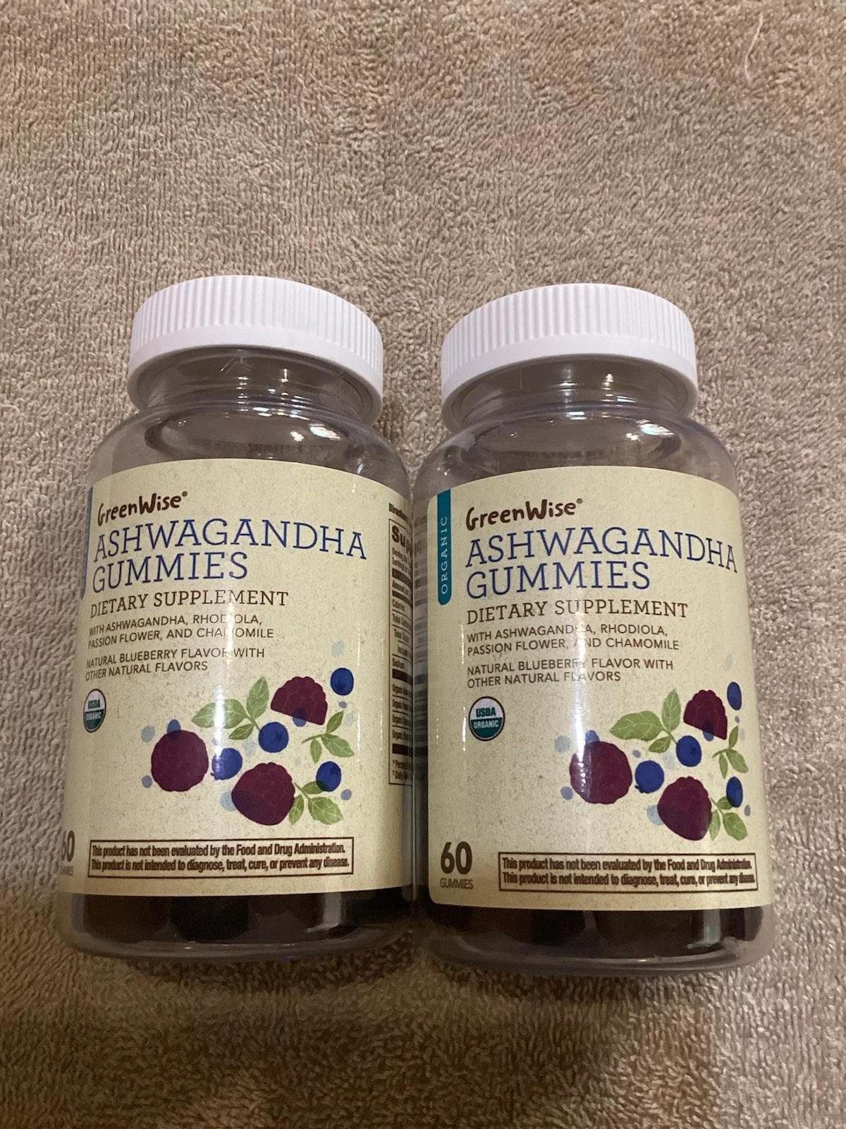 Greenwise Ashwagandha Gummies 60 In Each Lot Of 2 7/2026