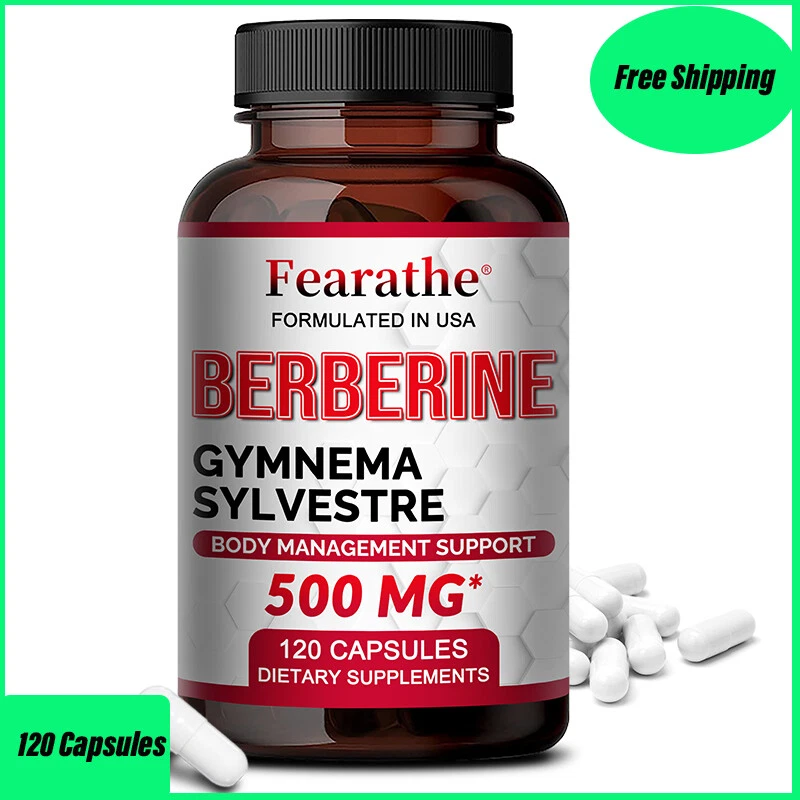Berberine HCl 450mg - High Potency Berberine Supplement - Heart Health 120Caps