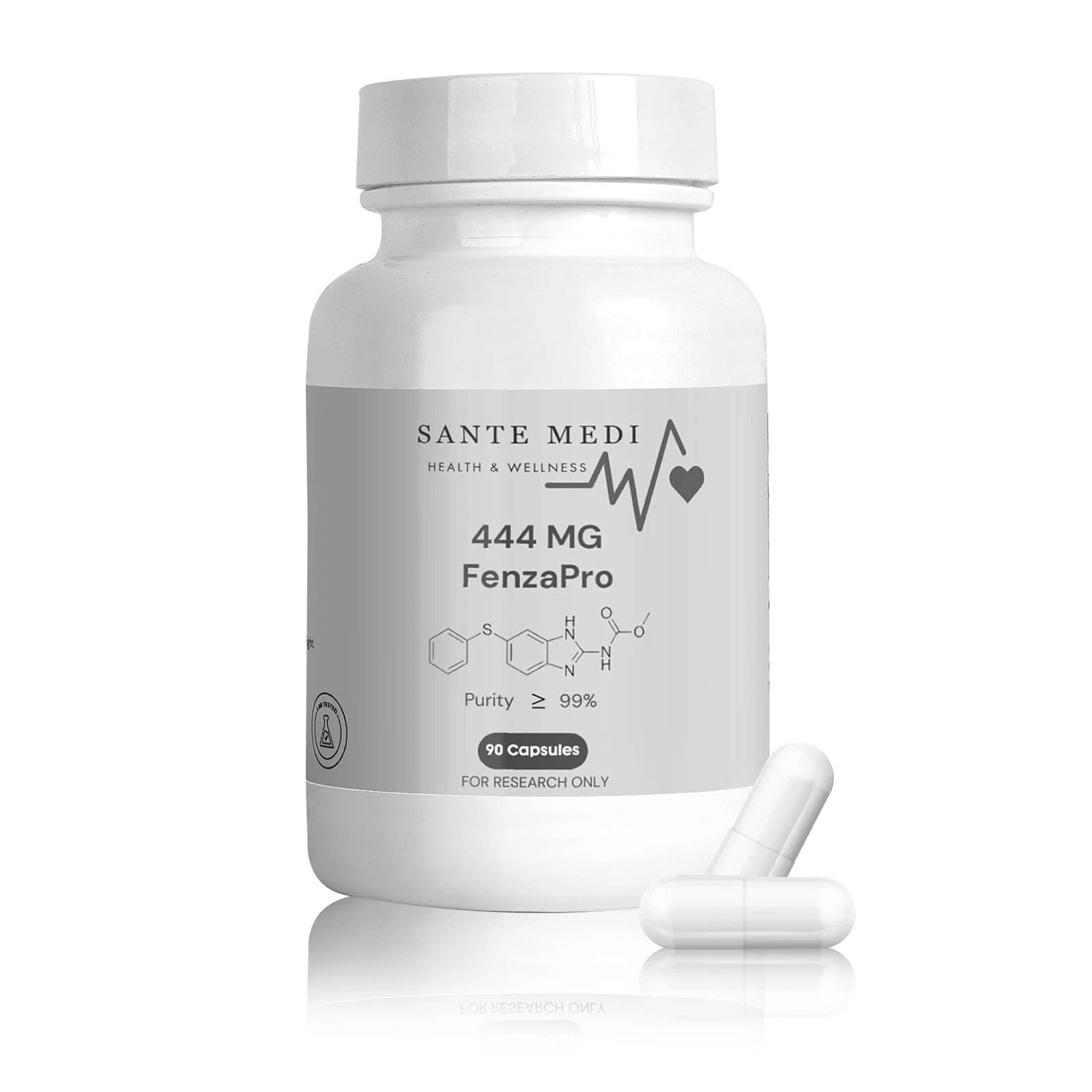 FenzaPro Fen 444 mg | 90 ct | 99% Pure | Research Purpose Only 3rd Party Tested