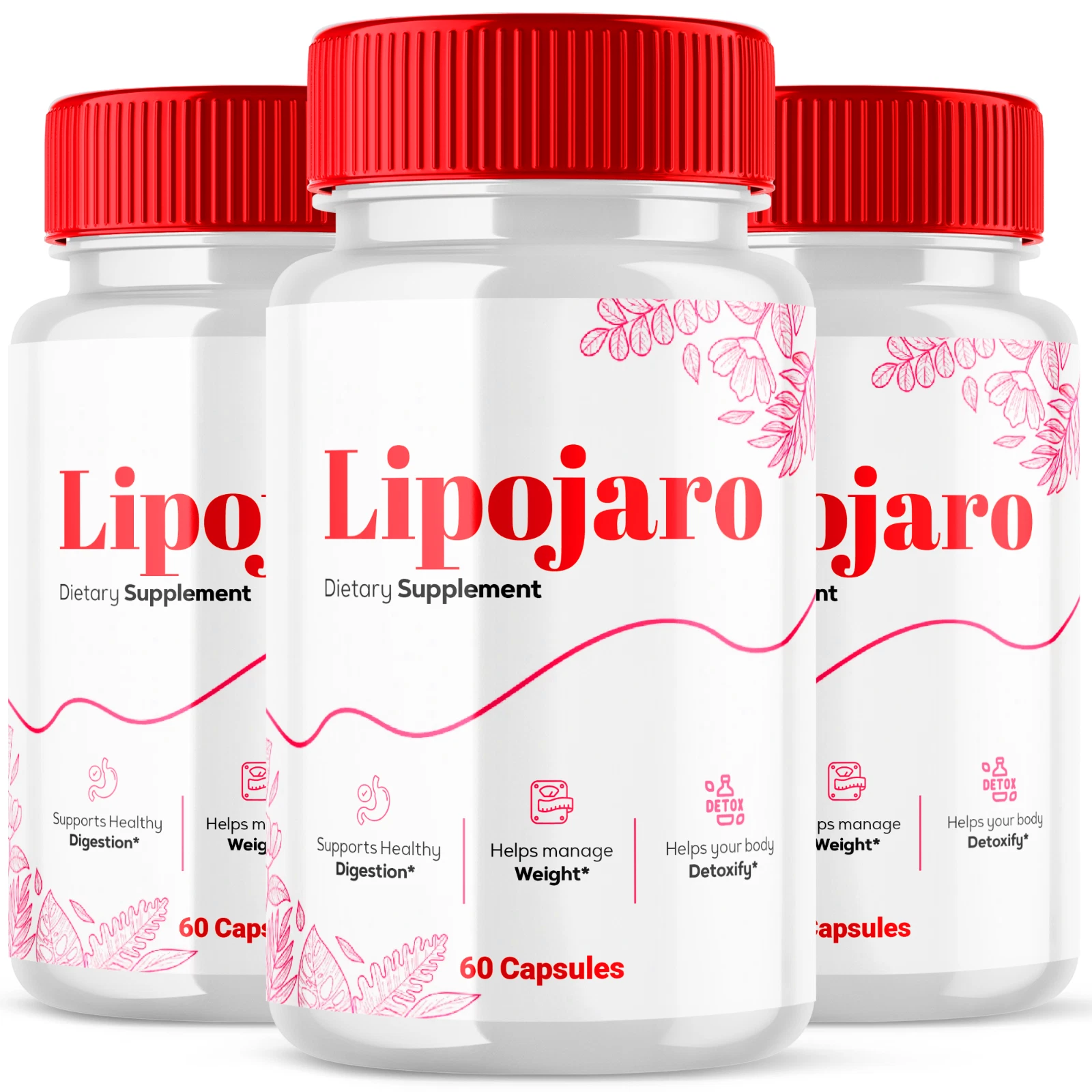 Lipojaro Advanced Formula Supplement to Support Digestion & Fitness 180 Capsules