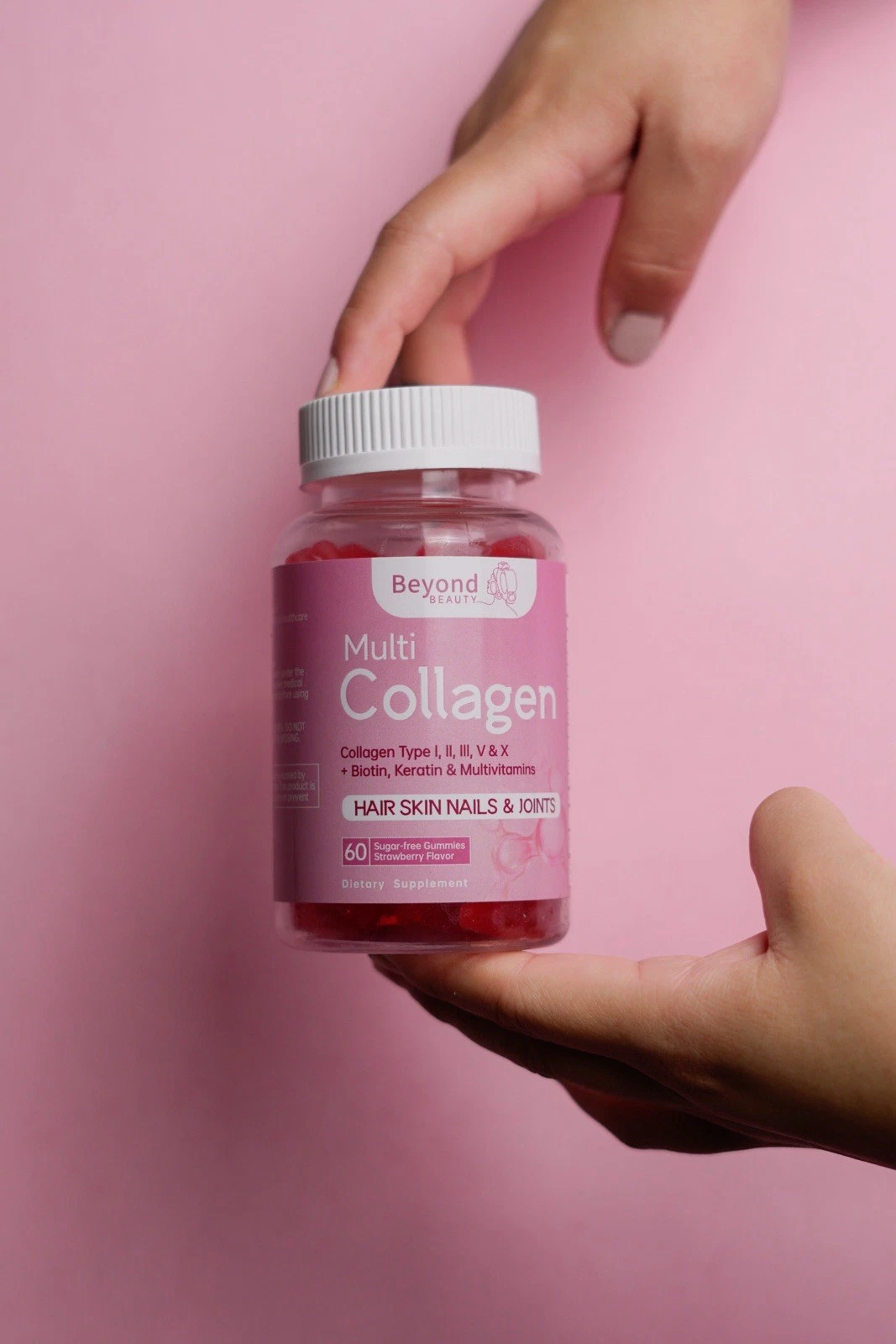 Multi Collagen / 60 gummies / Marine Collagen / Biotin/ Keratin/
