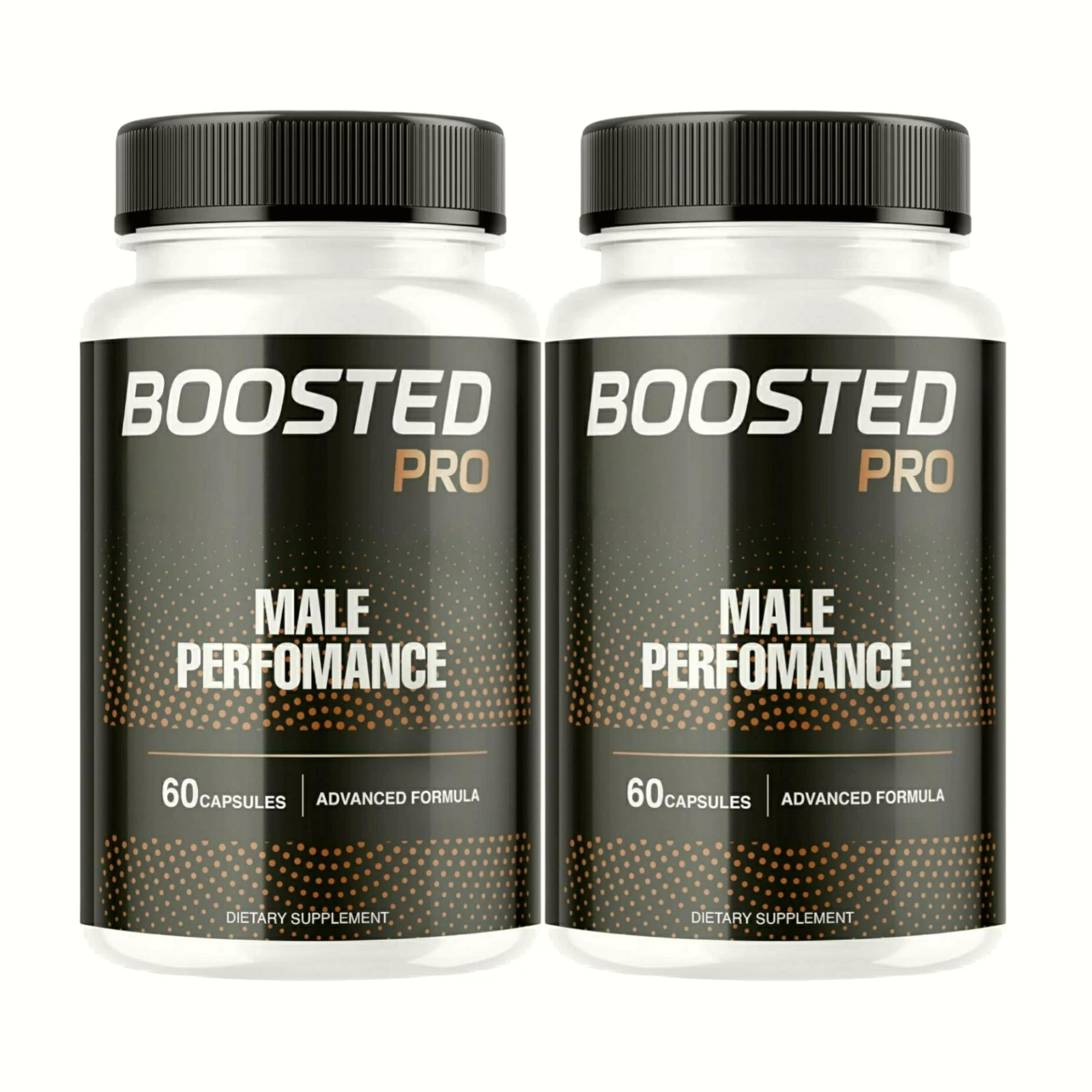 2-Pack Boosted Pro Capsules for Male Performance and Energy - 120 Capsules