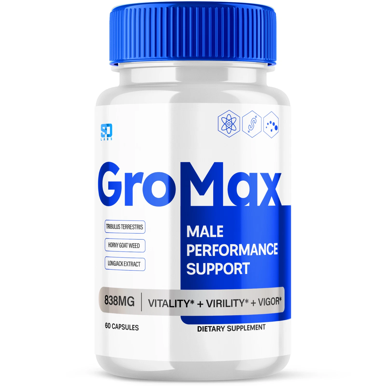 Gromax Capsule- Enhance Endurance and Energy for Men 60 Capsules