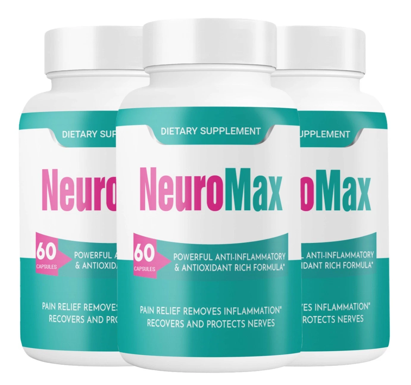 NeuroMax Nootropic Pills Natural Formula Brain Supplement 180 Capsules