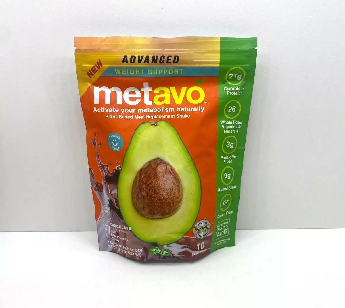 NEW Metavo Advanced Weight Support Chocolate Meal Replacement Shake SEALED 2026