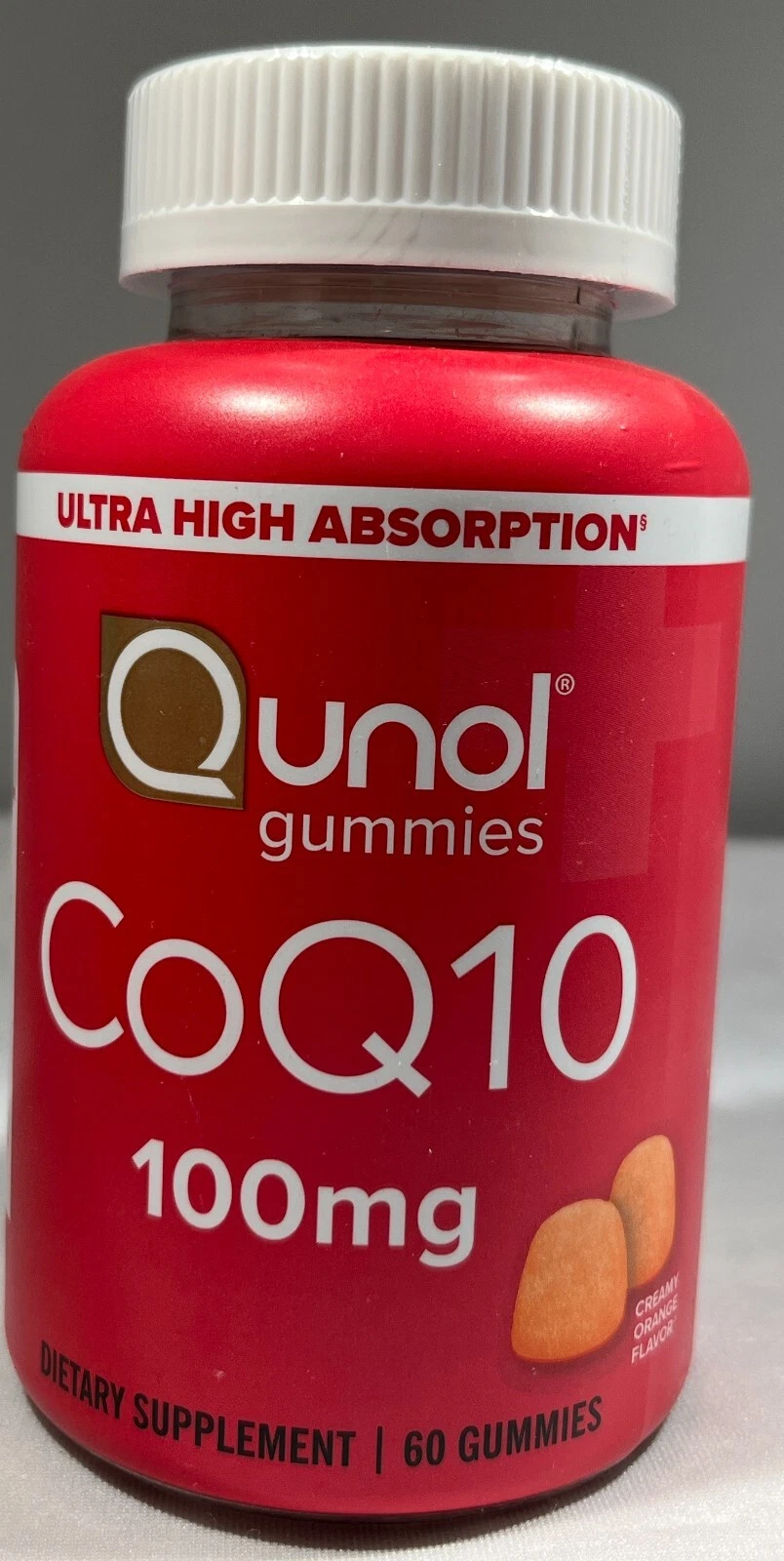 Qunol Coq10 Ultra High Absorption 100mg 60 Gummies Exp 03/2023
