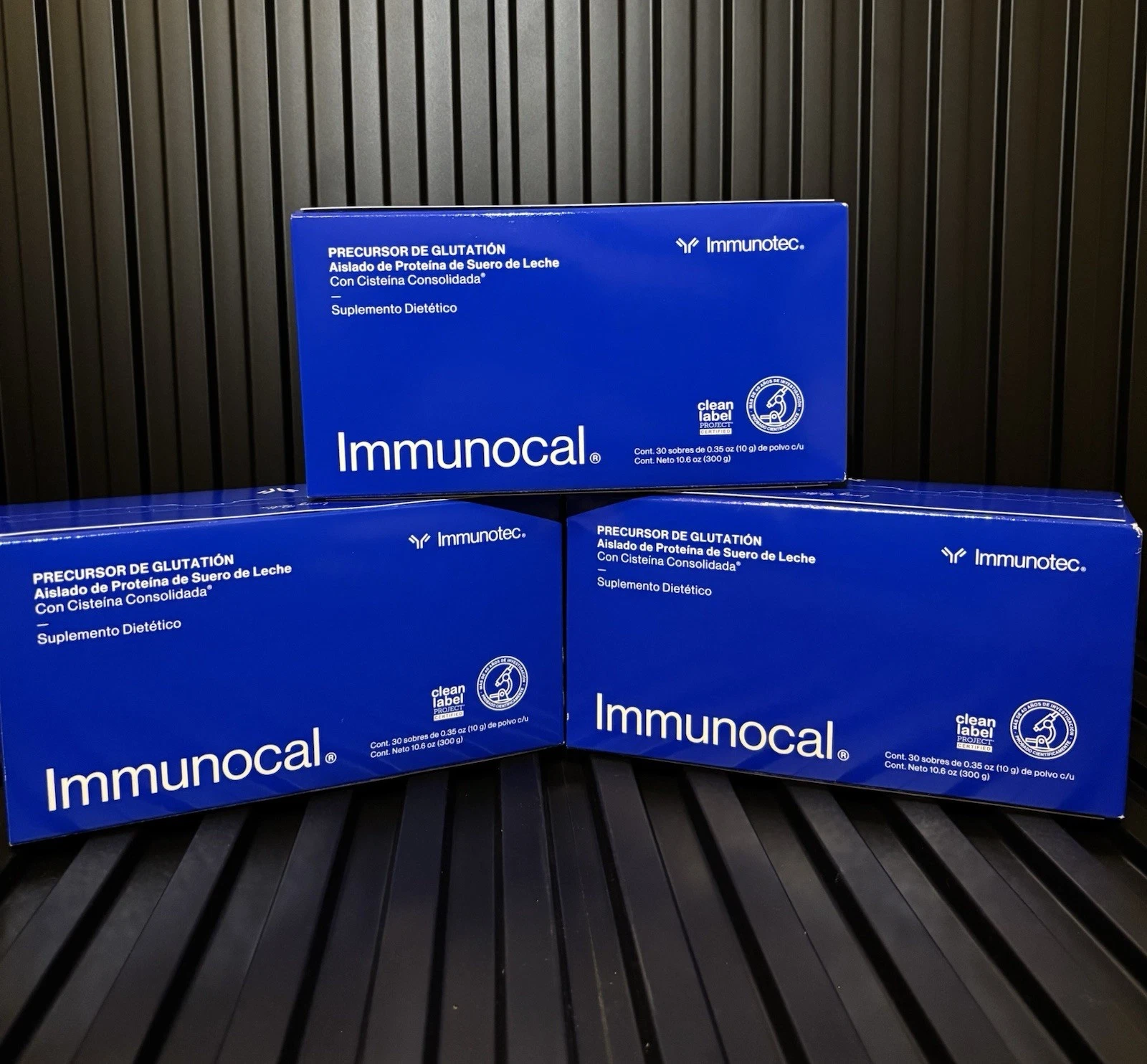 Immunocal Classic Blue 3 Boxes Regular Glutathione Precursor Immuntec