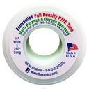 Fluoramics 9010005 LOX-8 Full Density PTFE Tape, 1/2" x 260"