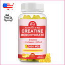 Creatine Monohydrate Gummies Support Muscle Growth Boosts Energy for Women Men
