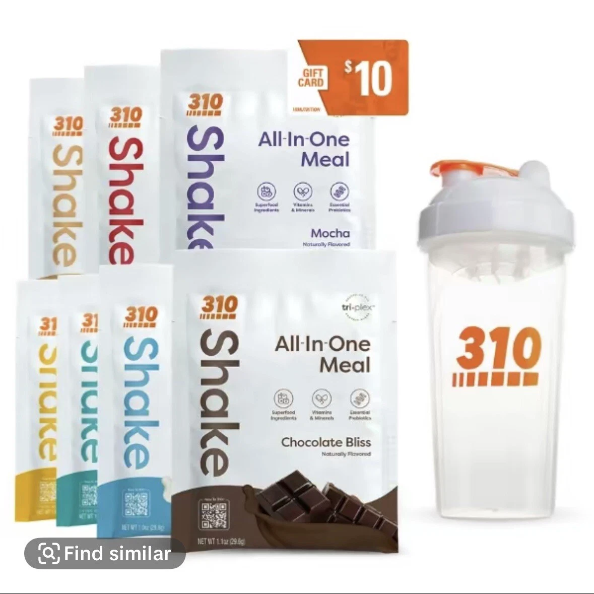 310 Shake Starter Kit: Sugar-Free Meal Replacement Protein Shakes