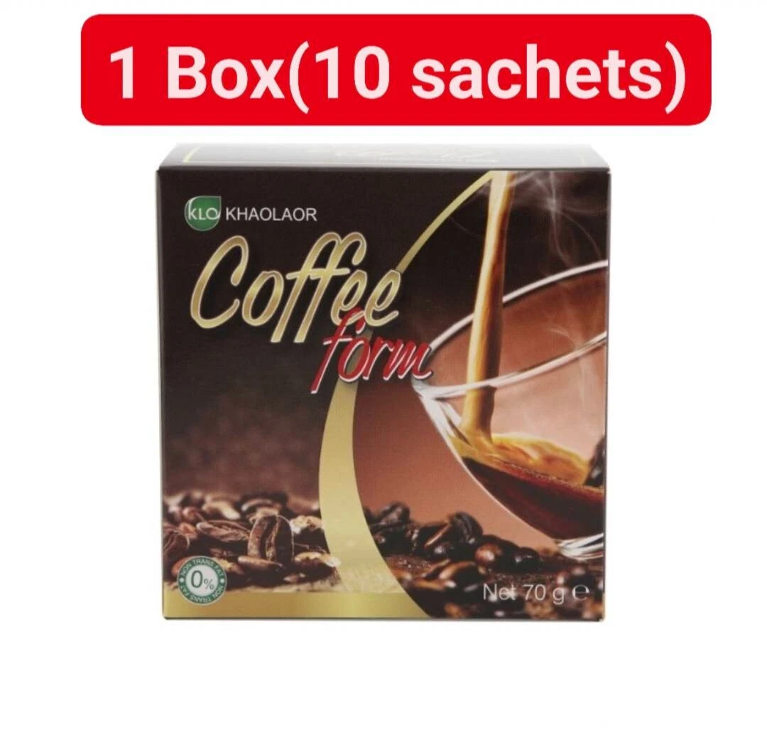 Khaolaor Instant Coffee Form mixed ginseng extract Weight control Sugar free
