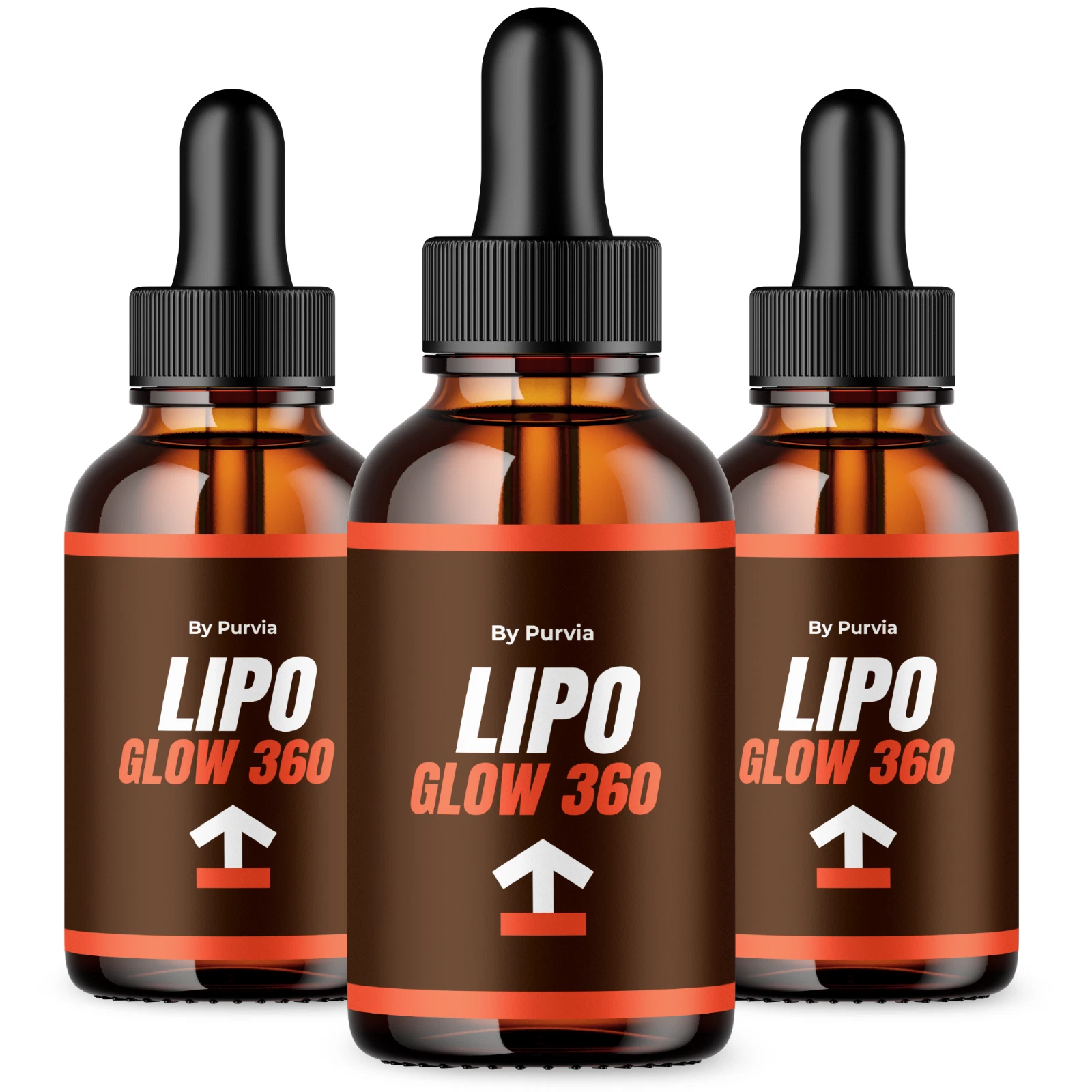 (3 Pack) Lipo Glow 360 Liquid Drops for Advanced Overall Wellness Support
