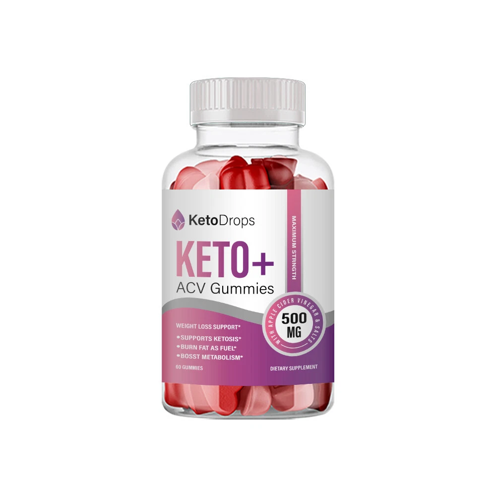 Keto Drops Gummies - Keto Drops Keto + Apple Cider Vinegar Gummies (Single)