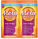 Metamucil 4 in 1 Fiber Powder 260 Doses Sugar Free Heart Health Appetite Control