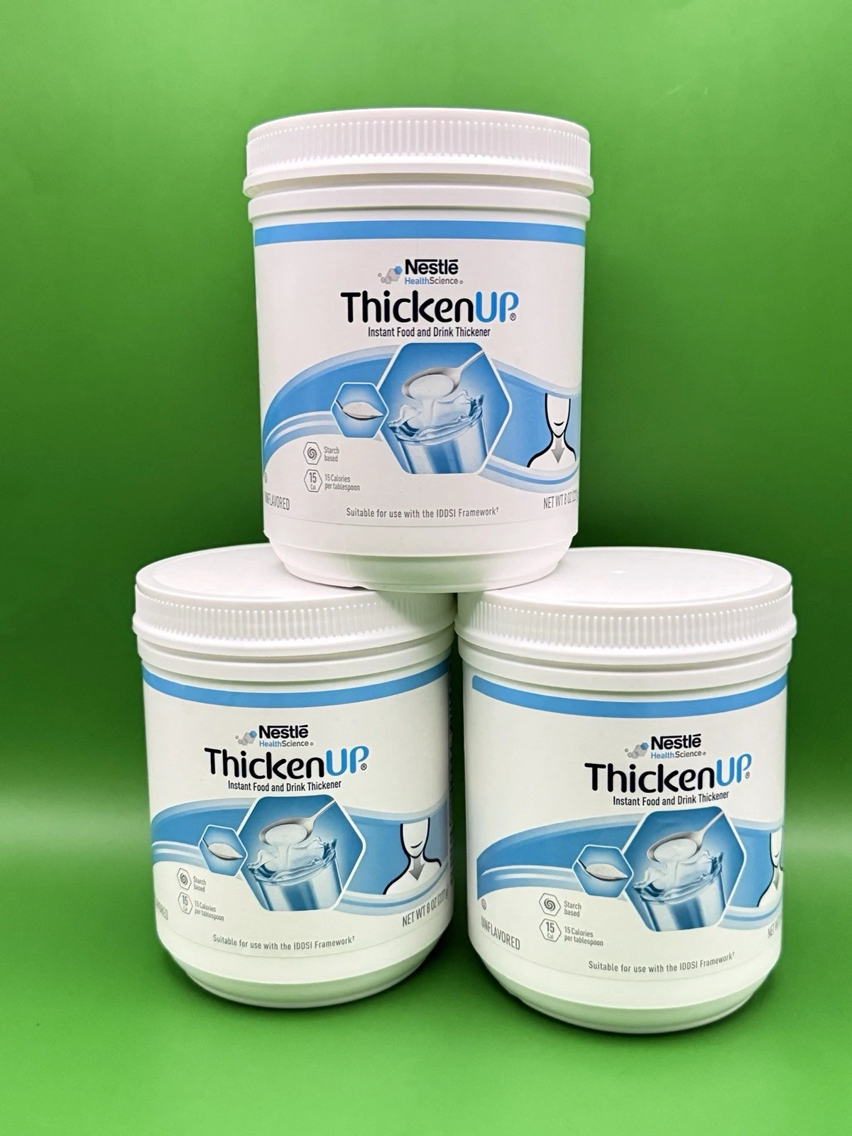 3x Espesante instantáneo de alimentos y bebidas Nestlé Resource espesante 8 oz