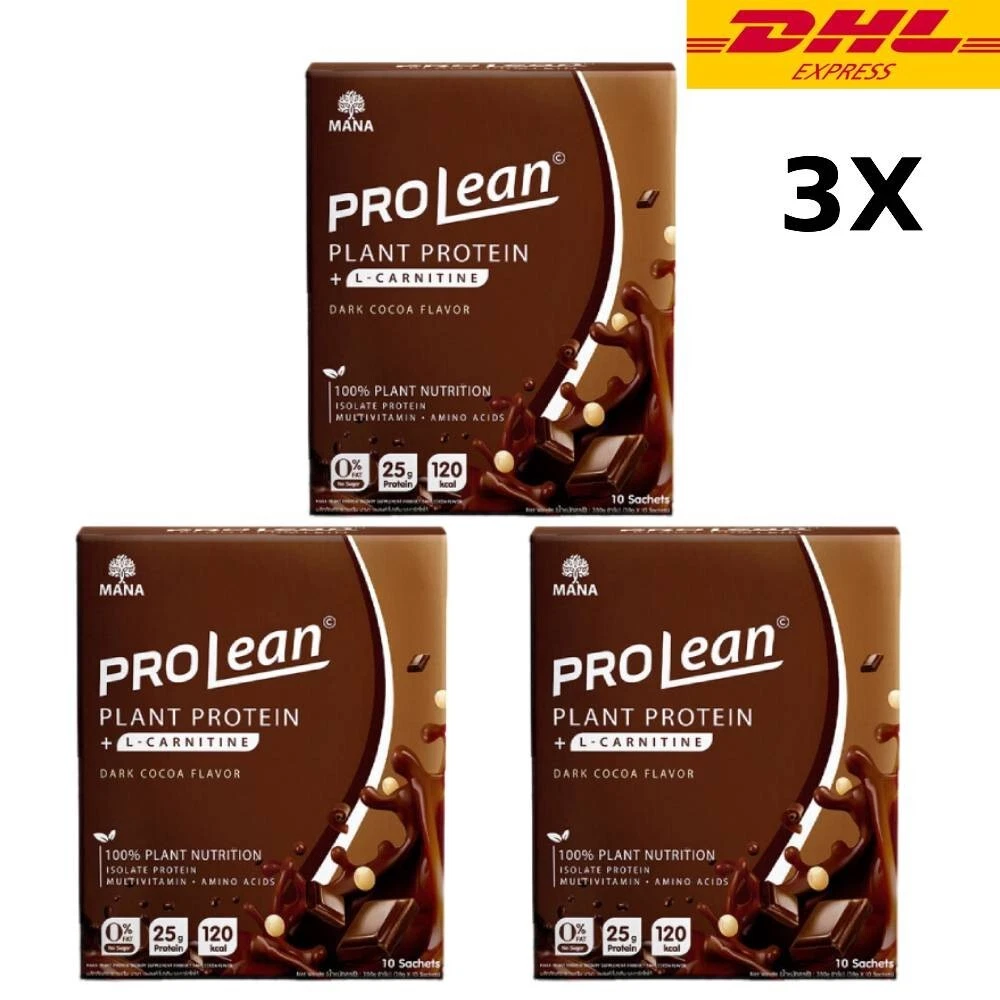 Mana Prolean Hight Protein Weight Manage Dark Cocoa Flavor Increase Muscle 3X