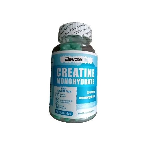 ElevateLife Creatine Monohydrate Gummies 5000mg for Men & Women Chewables 90ctp