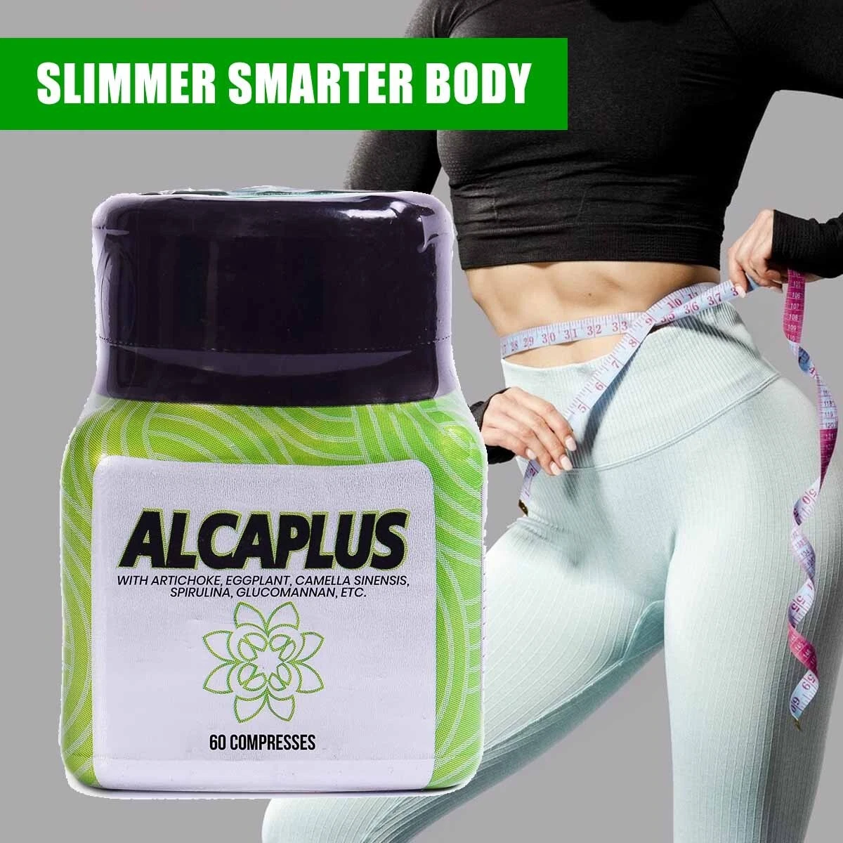 Alcaplus Slim Smart Body Fat Removal Supplement Weight Management Pills Women