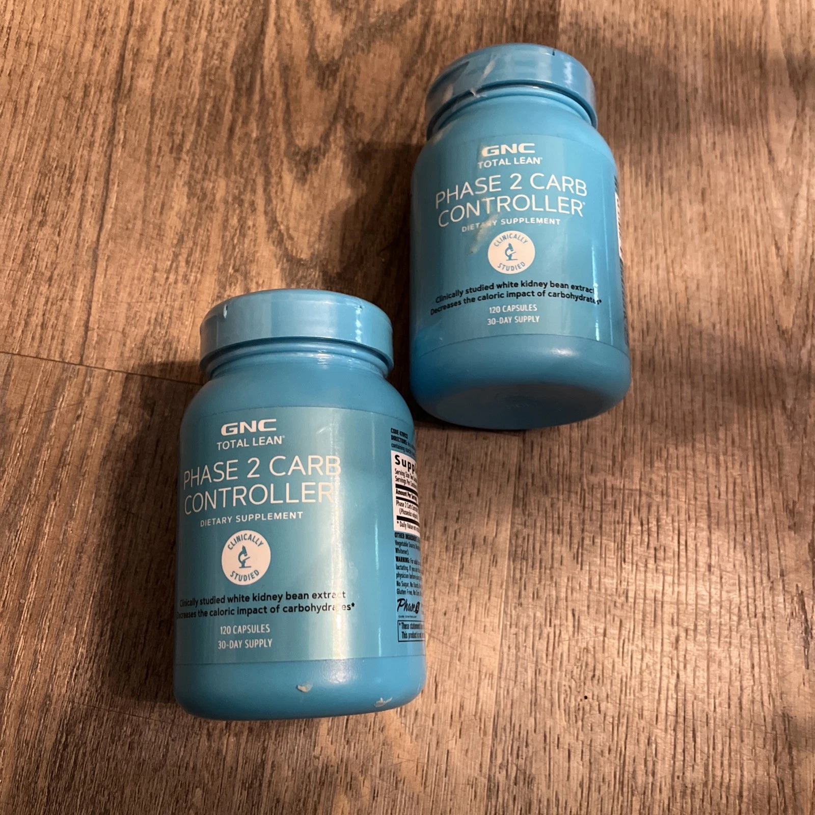 X2 GNC Total Lean Phase 2 Carb Controller Supplement 120ct Each 11/2025+